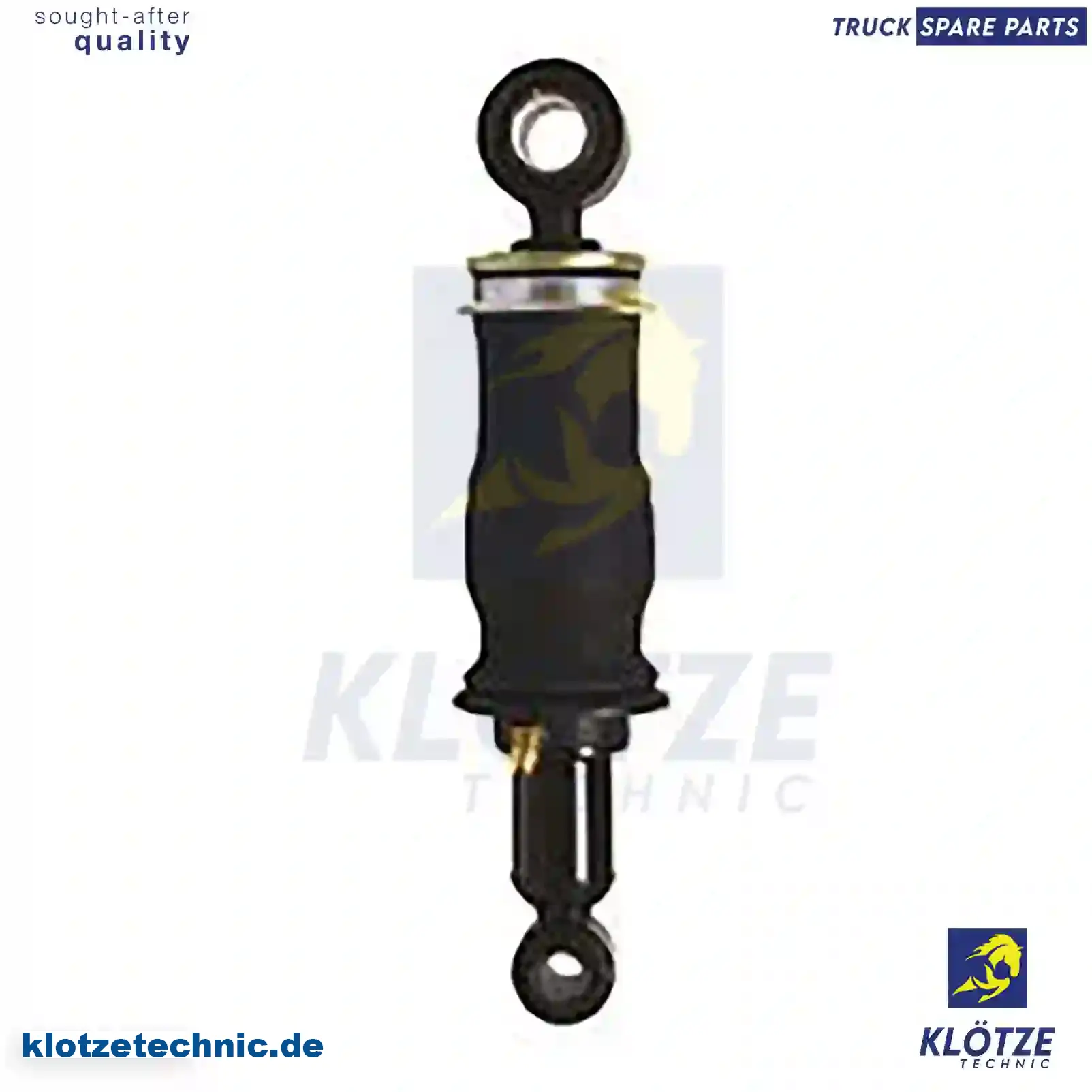 Cabin shock absorber, with air bellow, 504080540, ZG41226-0008, , , || Klötze Technic