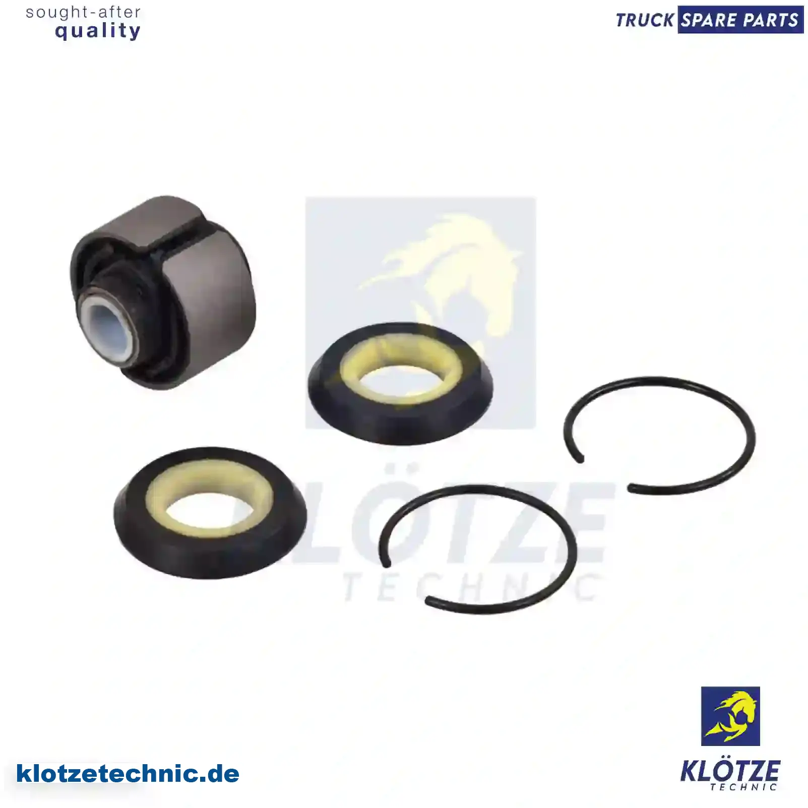 Repair kit, cabin suspension, 01907807, 01908221, 01908310, 1907807, 1908221, 1908310 || Klötze Technic