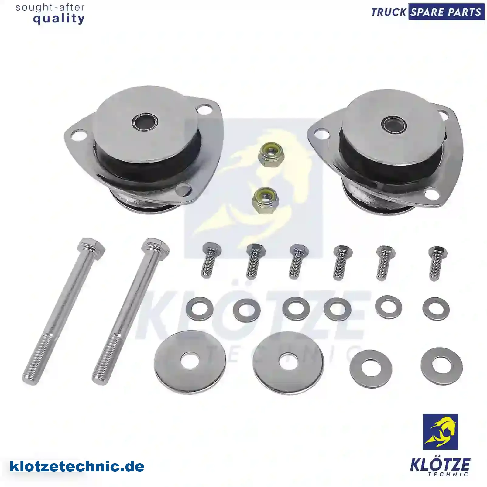 Repair kit, cabin suspension, 02996417, 2996417, 42470849 || Klötze Technic