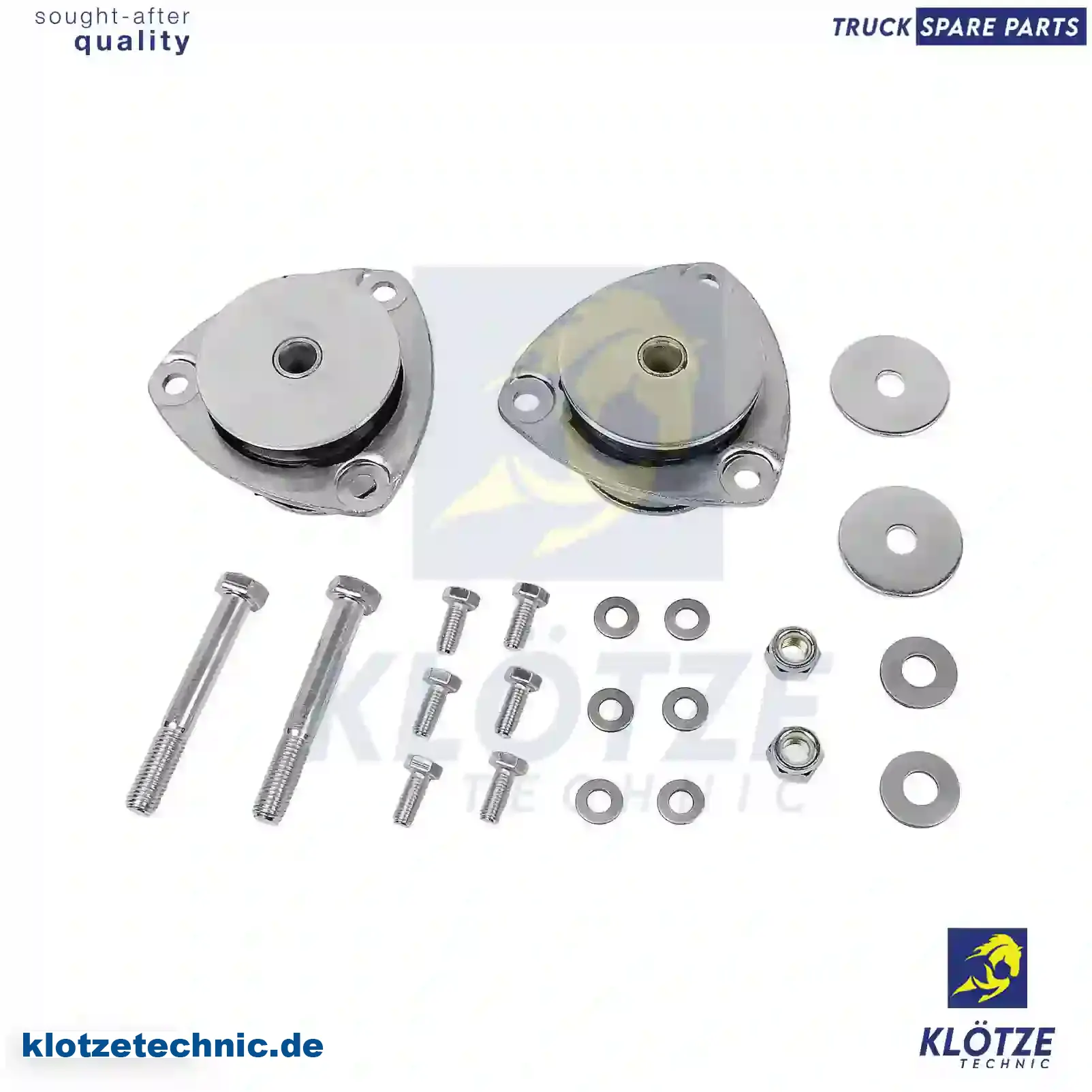 Repair kit, cabin suspension, 42470850, 42550500, ZG61066-0008 || Klötze Technic