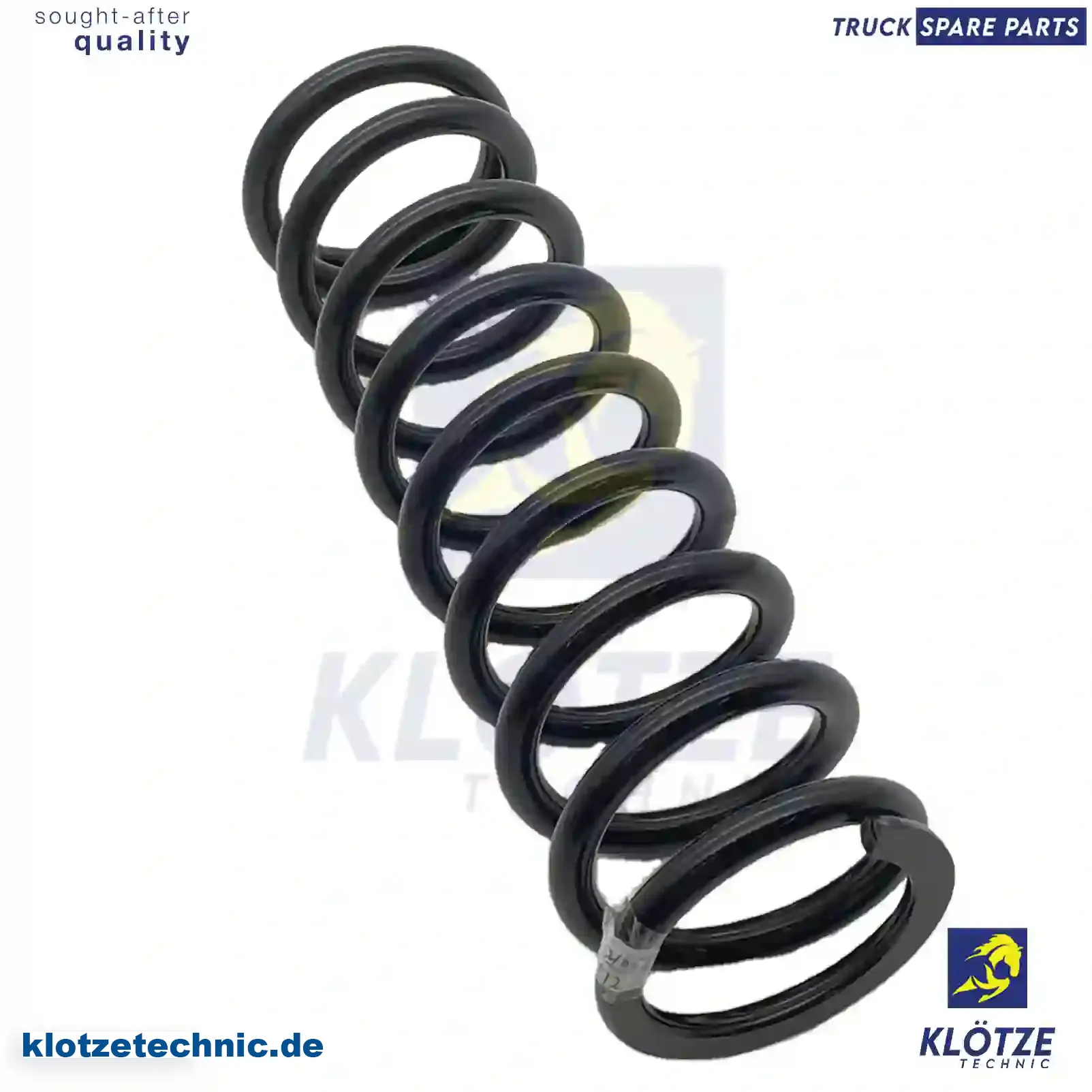 Spring, cabin shock absorber, 21544777 || Klötze Technic