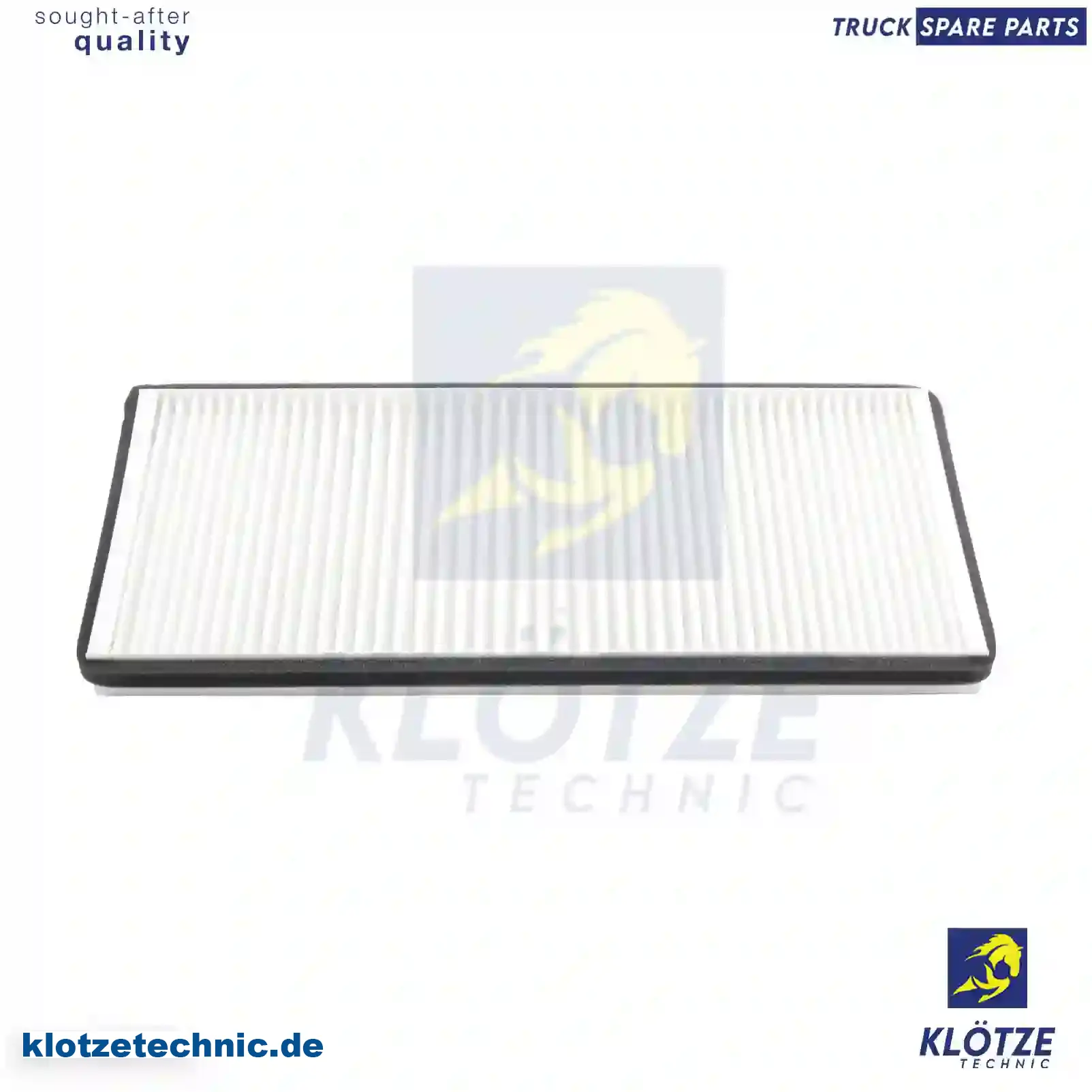 Cabin air filter, 20746873, 21130158, 70326723, 85107862, ZG60235-0008 || Klötze Technic