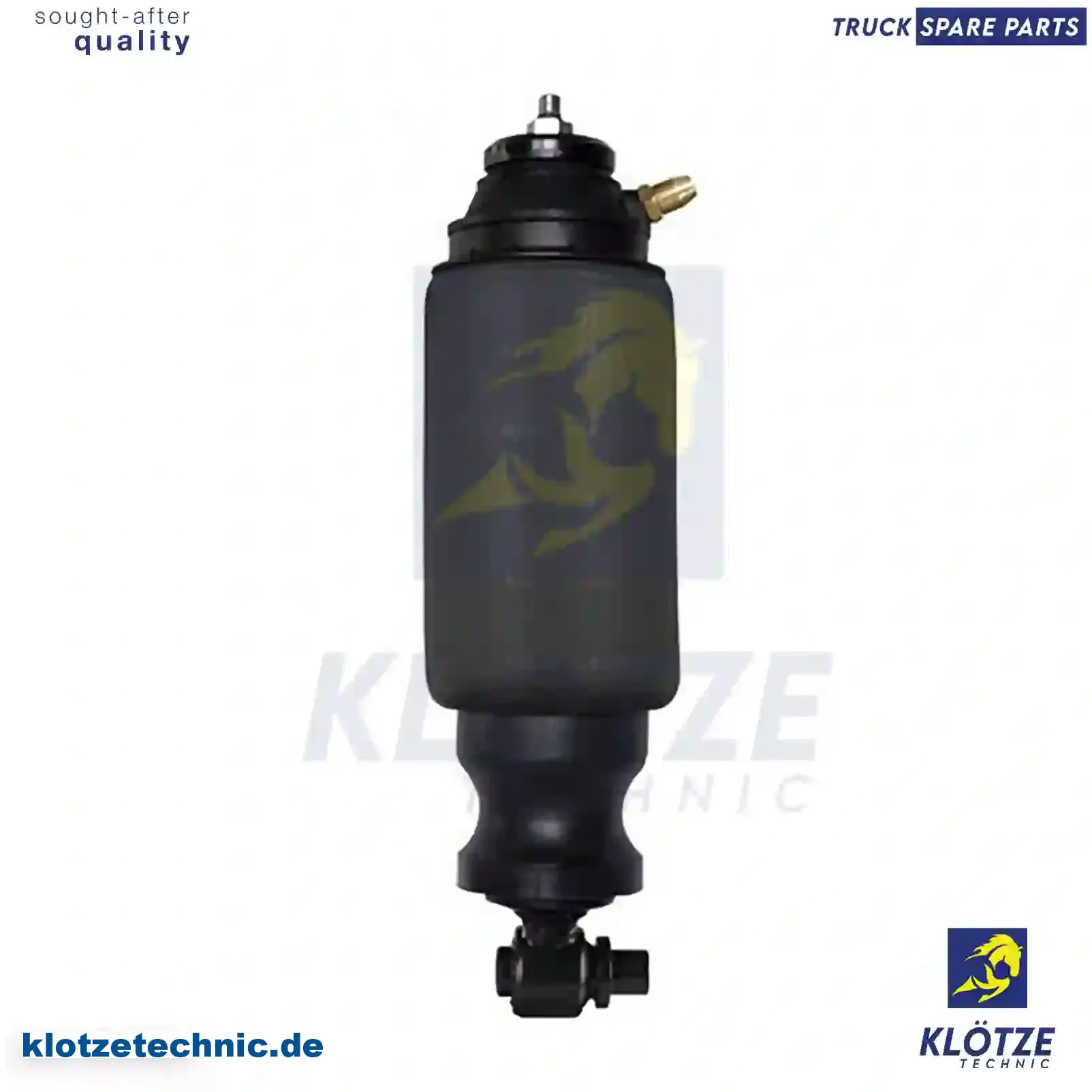 Cabin shock absorber, with air bellow, 20399204, 20453258, 20889136, 21111942, 3198837 || Klötze Technic