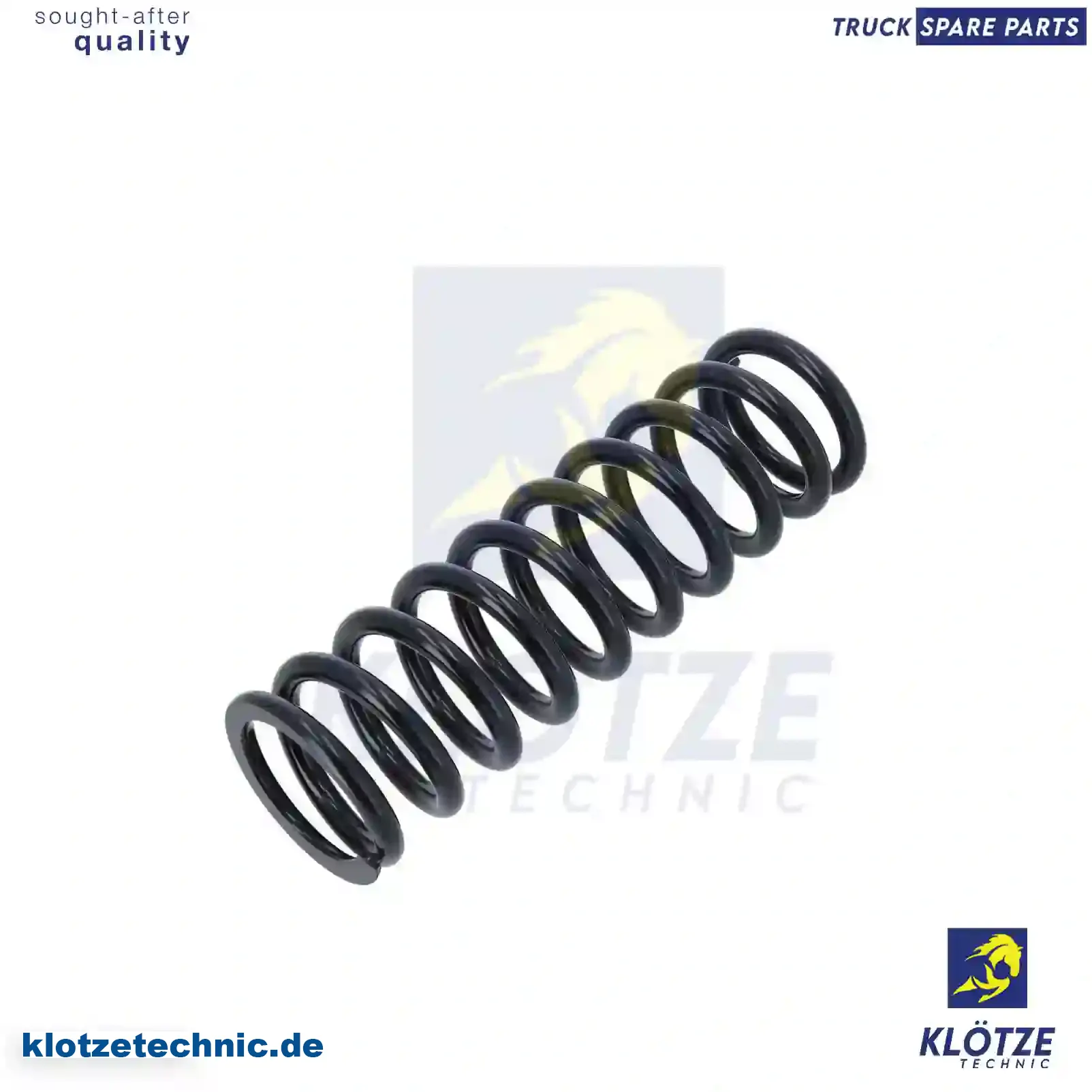 Spring, cabin shock absorber, 1075358 || Klötze Technic