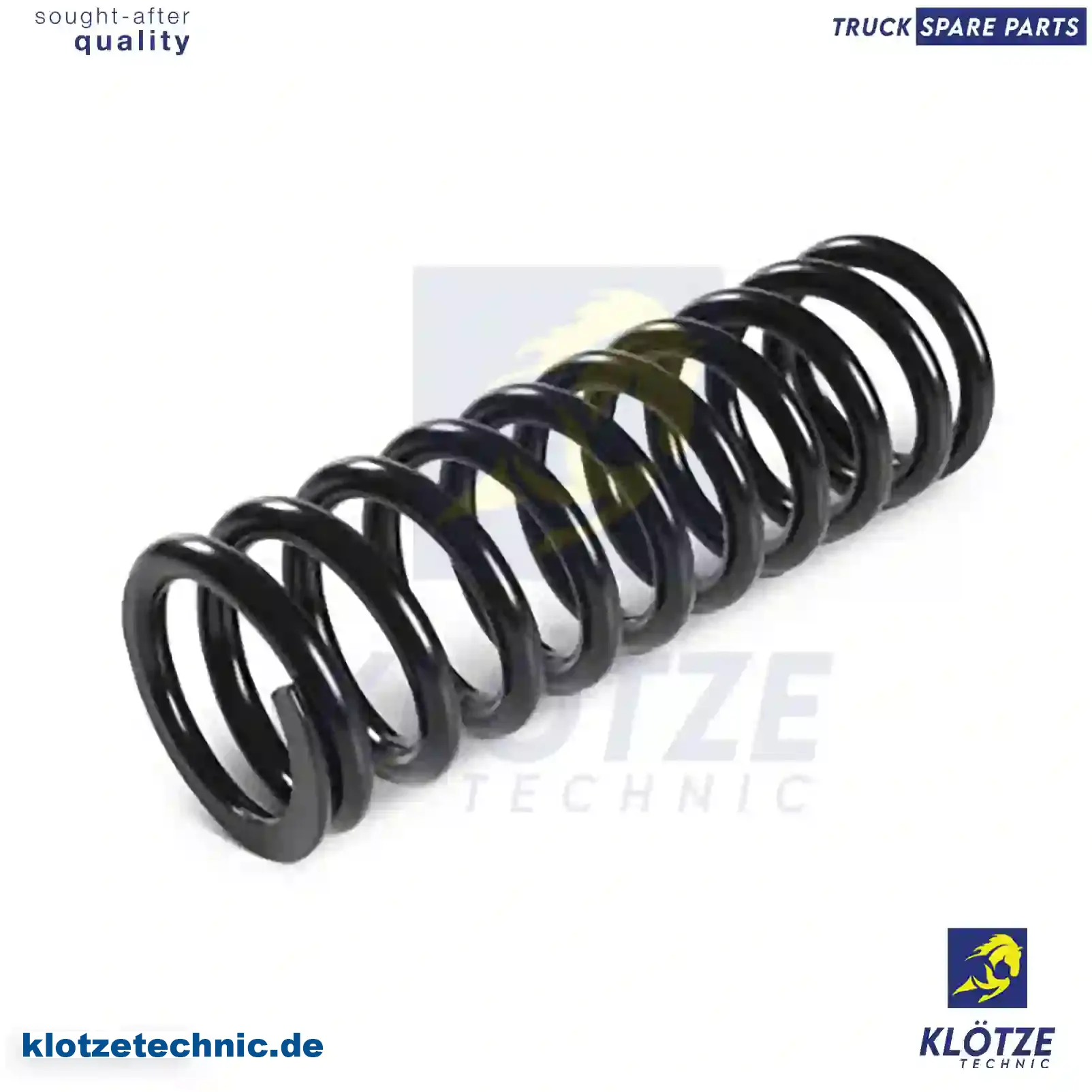 Spring, cabin shock absorber, 7401075355, 1075355, ZG41665-0008, , || Klötze Technic