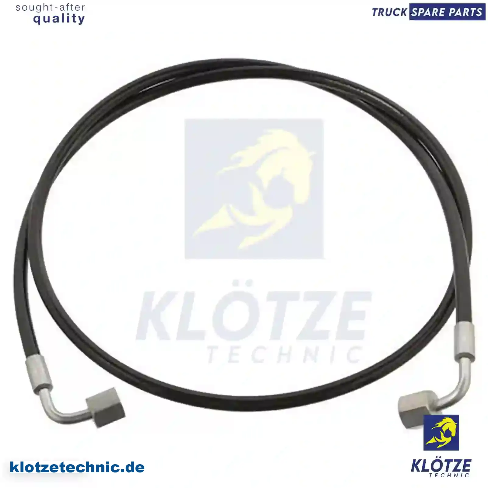 Hose line, cabin tilt, 1076200, 979976, ZG00244-0008 || Klötze Technic