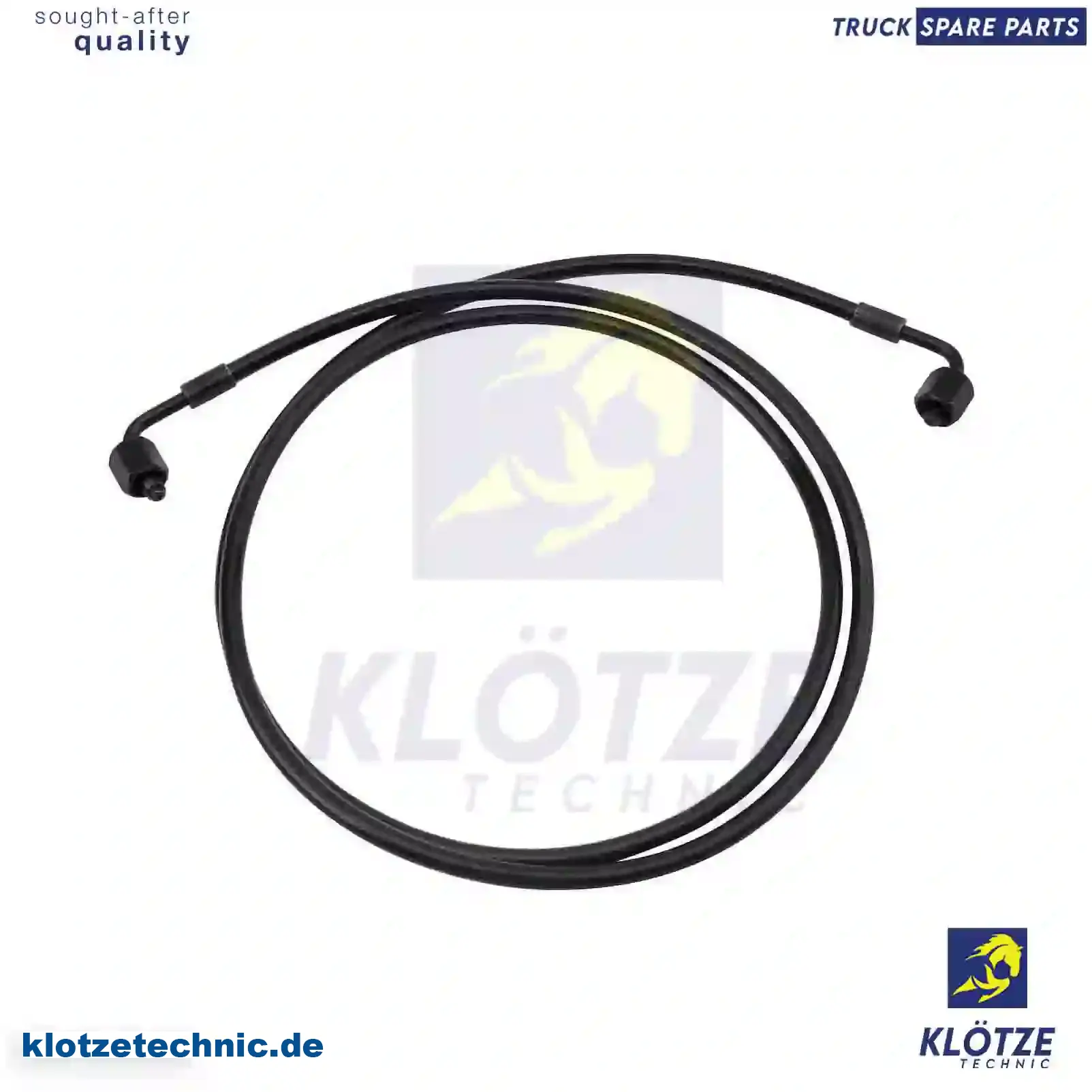 Hose line, cabin tilt, 1076202, 978886, ZG00245-0008 || Klötze Technic