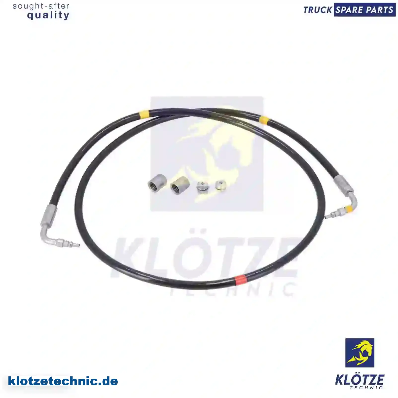 Hose line, cabin tilt, 85110483, ZG00250-0008 || Klötze Technic