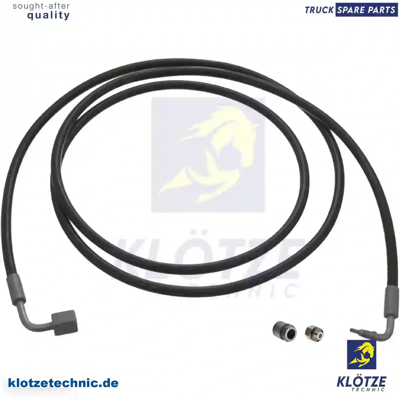 Hose line, cabin tilt, 85110484, ZG00251-0008 || Klötze Technic