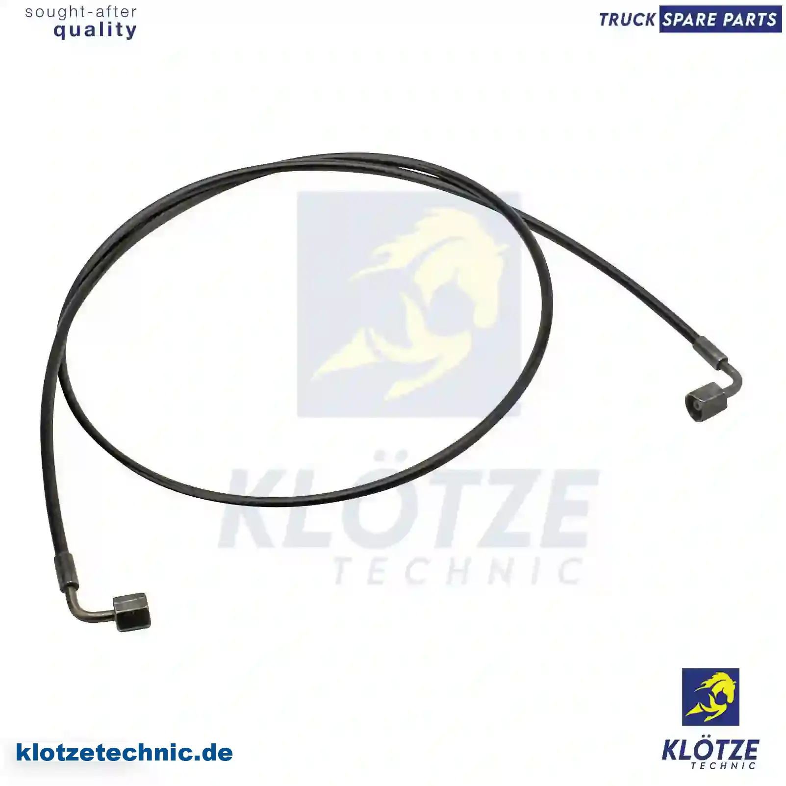 Hose line, cabin tilt, 1076201, ZG00254-0008 || Klötze Technic