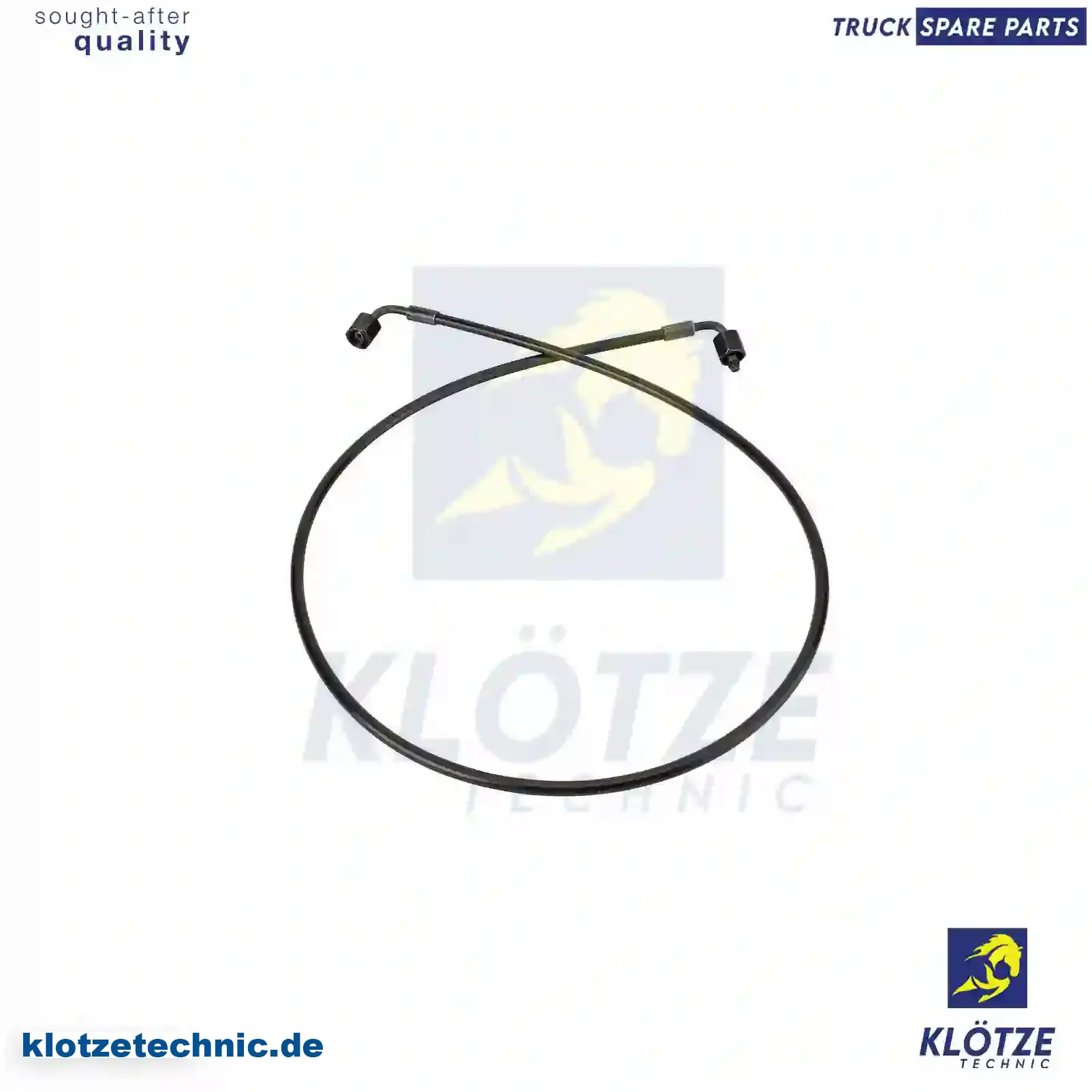 Hose line, cabin tilt, 1076197, ZG00256-0008 || Klötze Technic