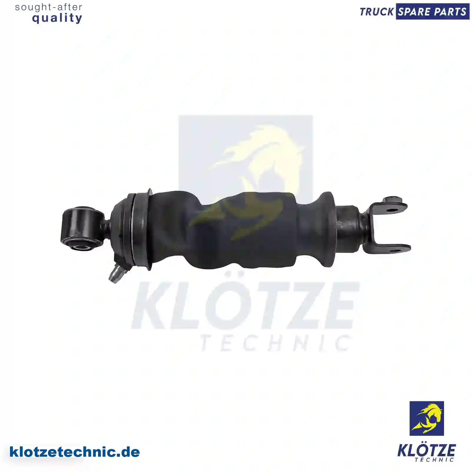 Cabin shock absorber, with air bellow, 1870615, , , , , || Klötze Technic