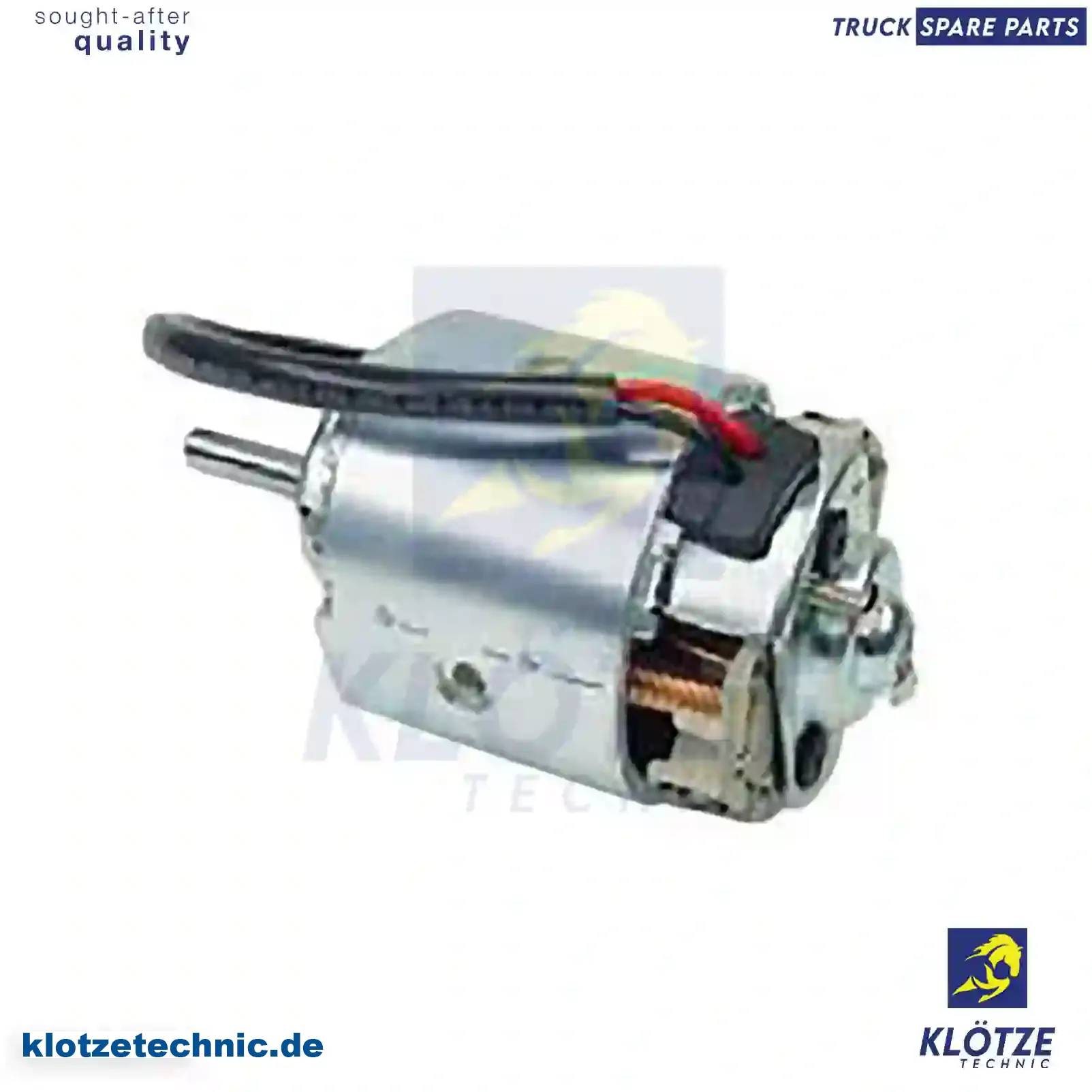 Fan motor, 302855, ZG00213-0008 || Klötze Technic