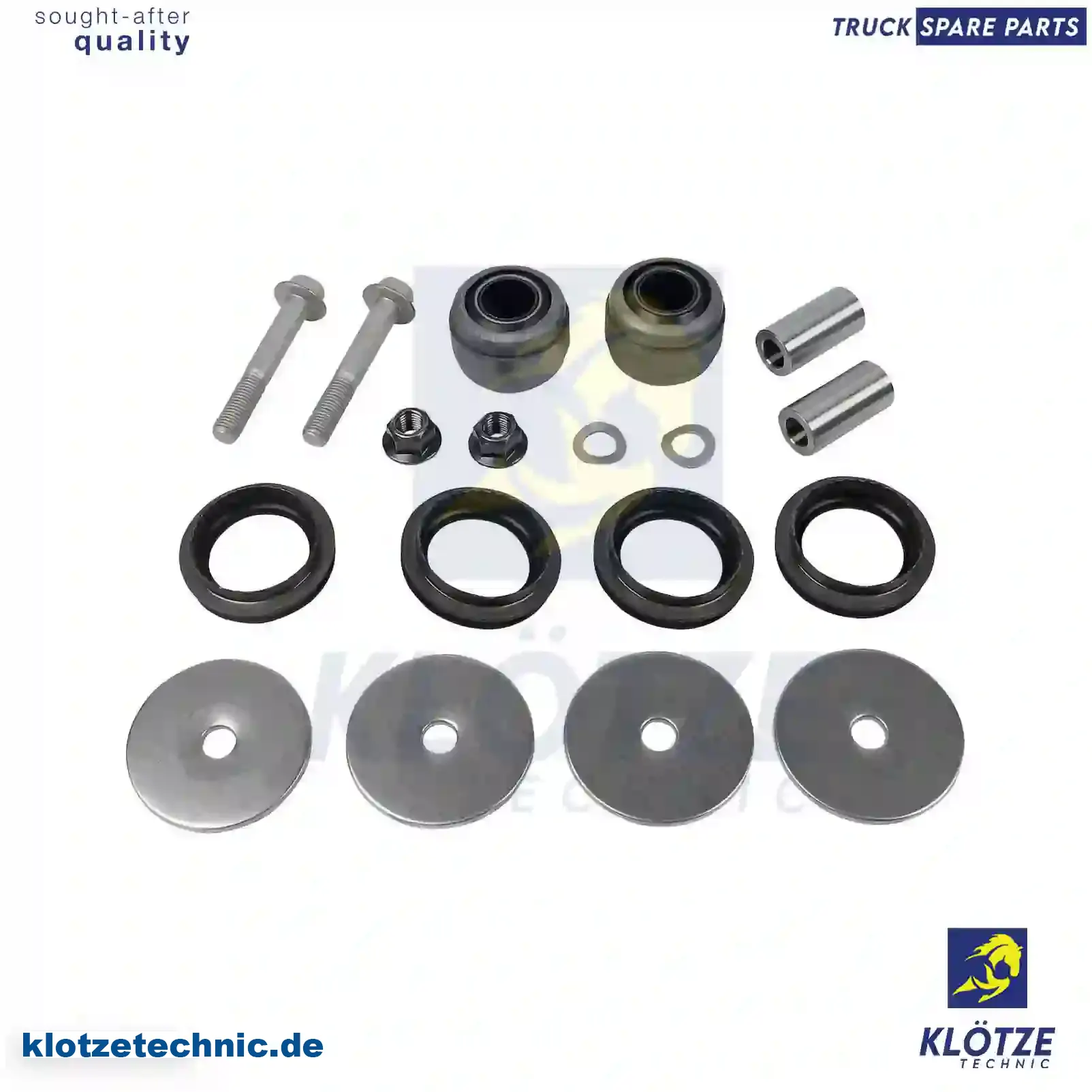 Repair kit, cabin suspension, double kit, 5010228947S2, 1075266S2 || Klötze Technic