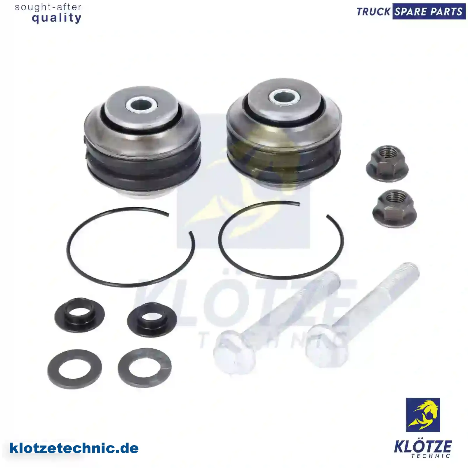 Repair kit, cabin suspension, double kit, 20390840S2, ZG41381-0008 || Klötze Technic