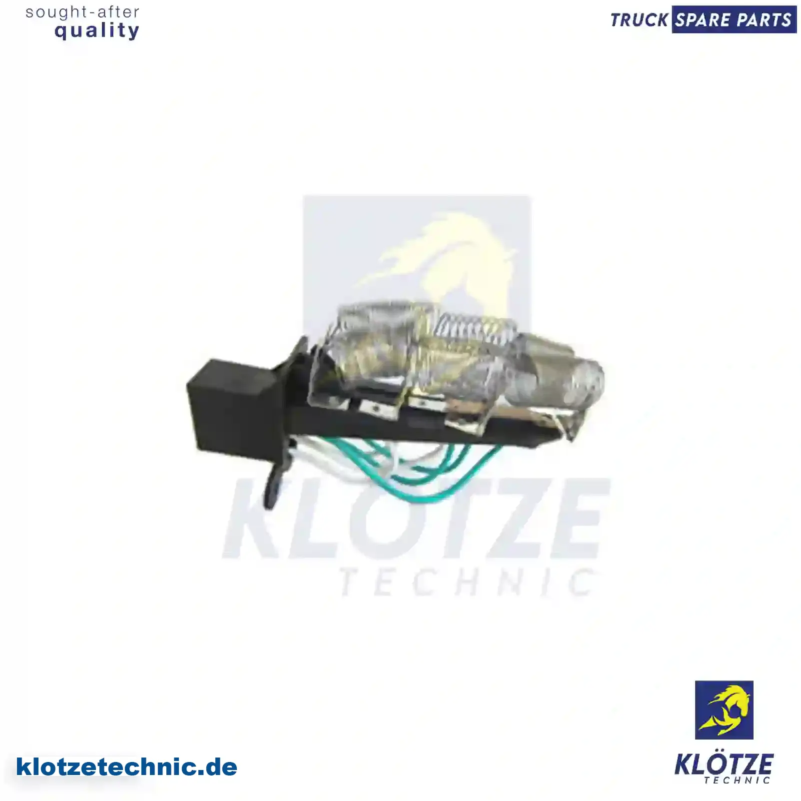 Resistor, interior blower, 1425070, 1738098, ZG61079-0008 || Klötze Technic