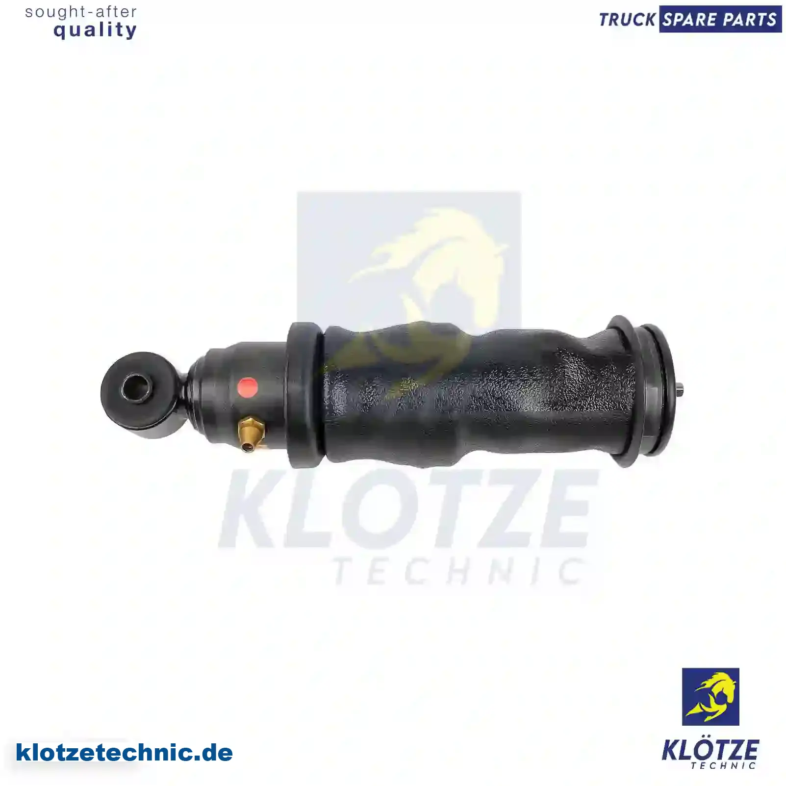 Cabin shock absorber, with air bellow, 1117334, 1331634, 1348118, 1531200011, ZG41206-0008, || Klötze Technic