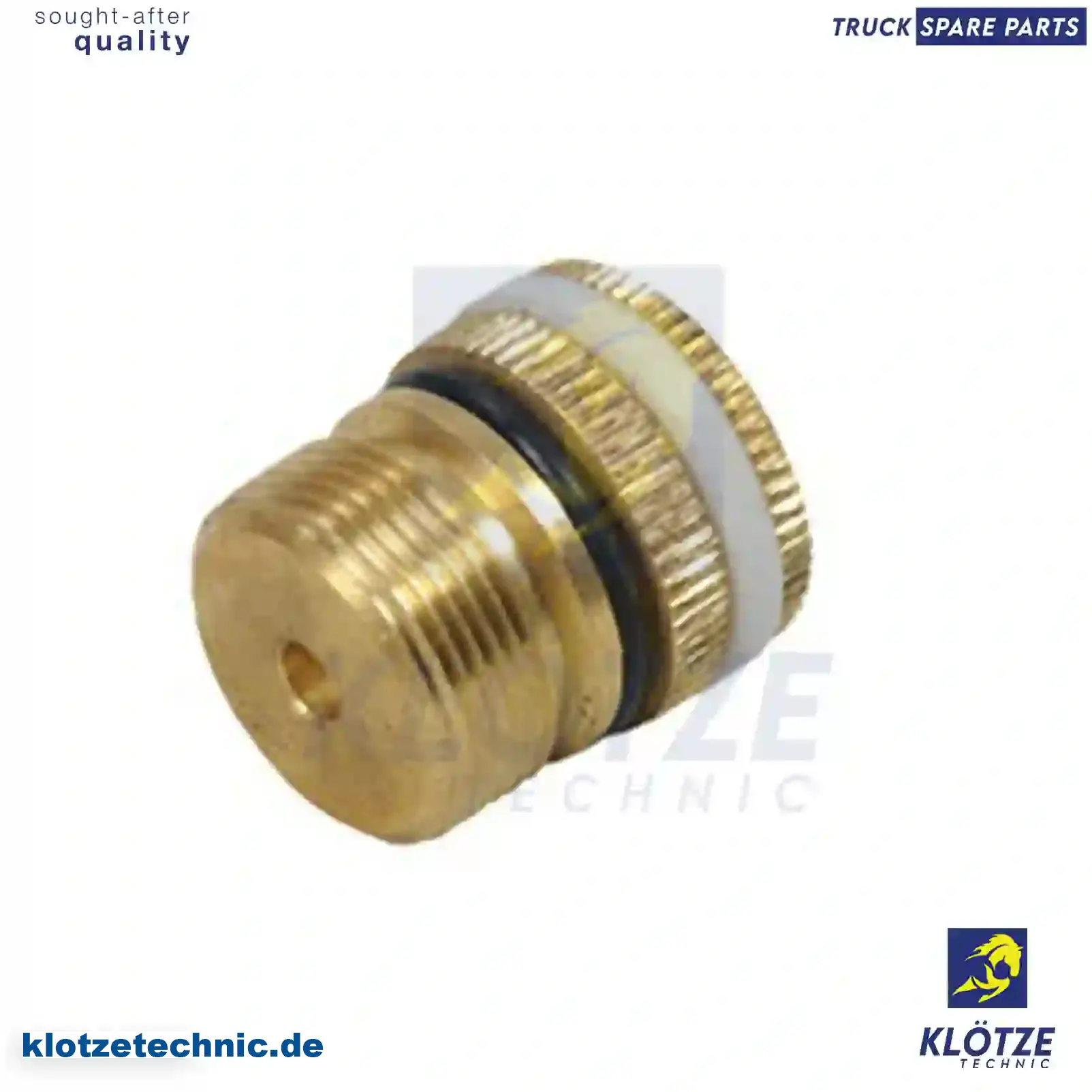 Drain plug, cabin tilt pump, 1320455, 1490911 || Klötze Technic