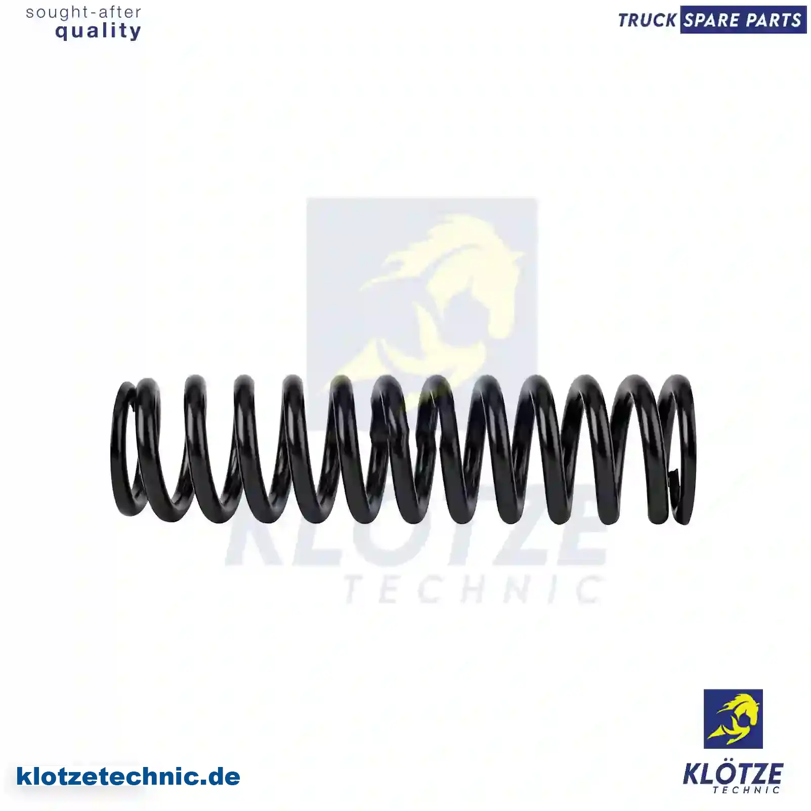 Spring, cabin shock absorber, 1466176, , , , , || Klötze Technic