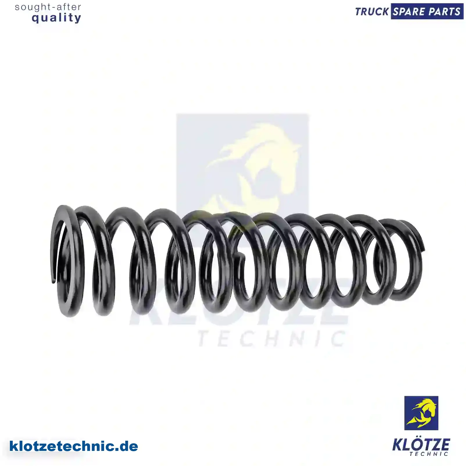 Spring, cabin shock absorber, 1466177, 1466179, , , , || Klötze Technic