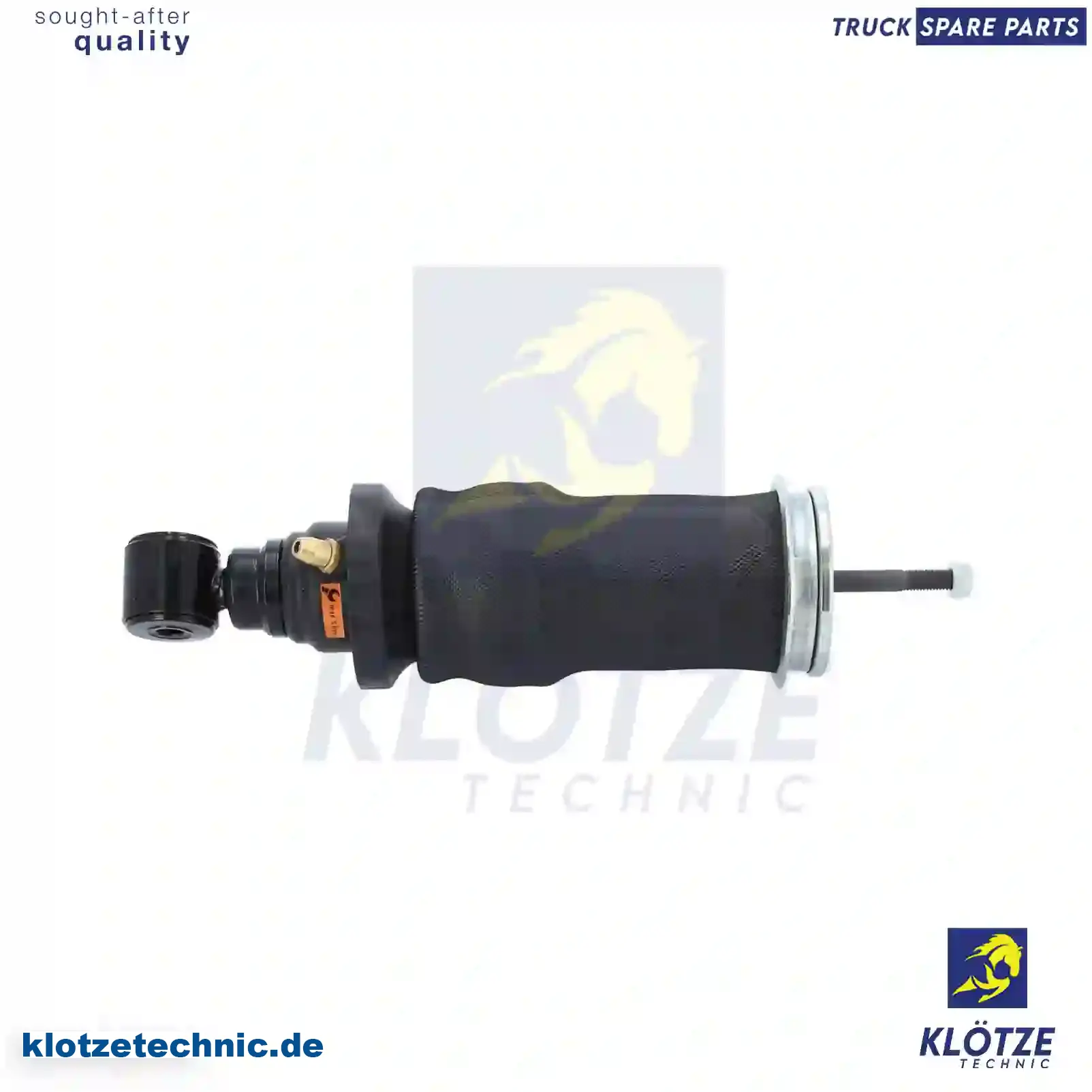 Cabin shock absorber, with air bellow, 1434380, 1505563S2, ZG41212-0008, , , || Klötze Technic