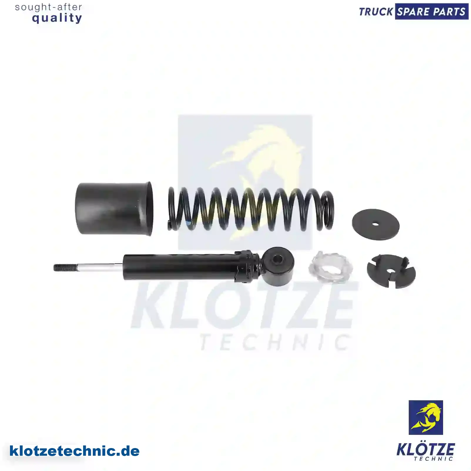 Cabin shock absorber, complete, 1761372S, ZG41200-0008, , , , || Klötze Technic