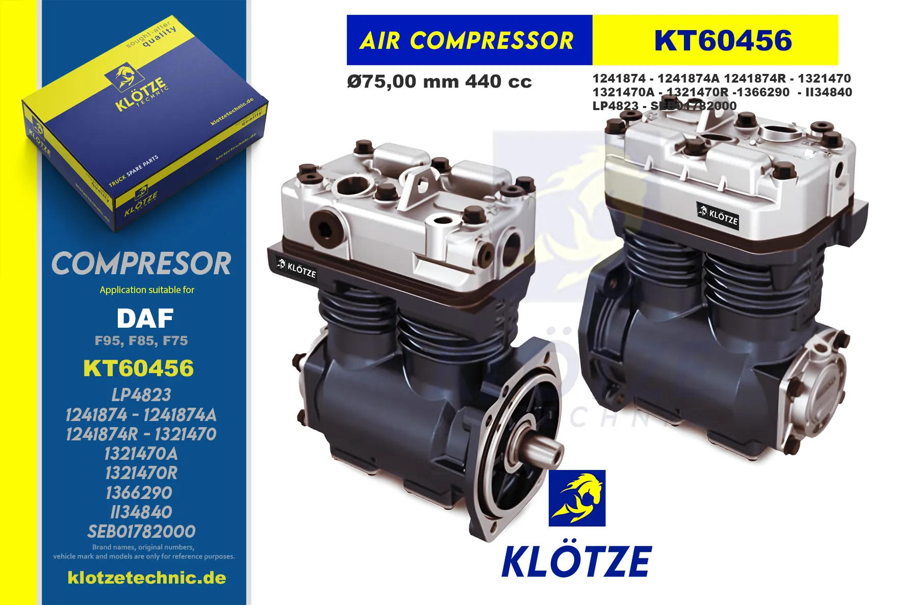 Twin Cylinder Compressor,  || Klötze Technic