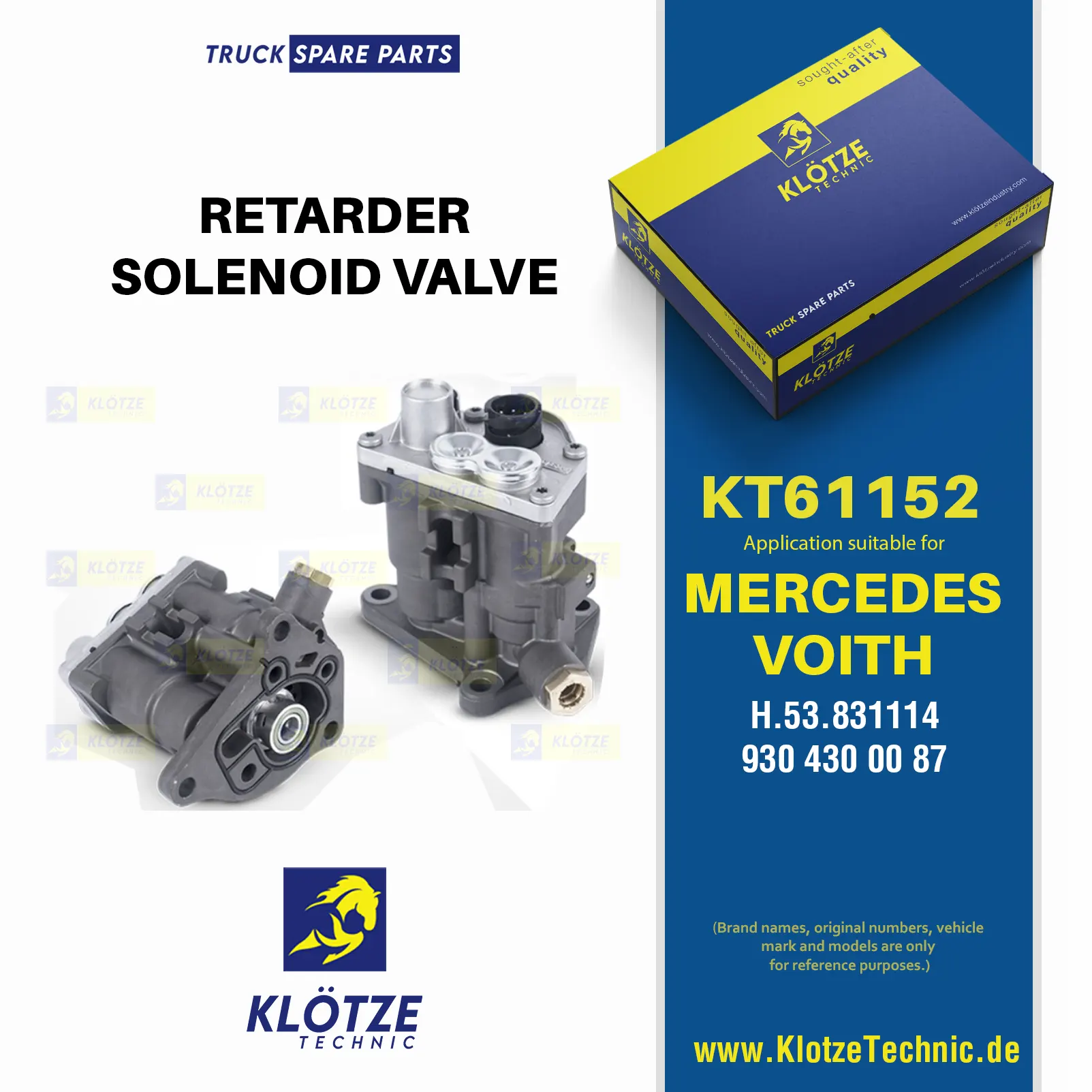 Retarder Valve,  || Klötze Technic