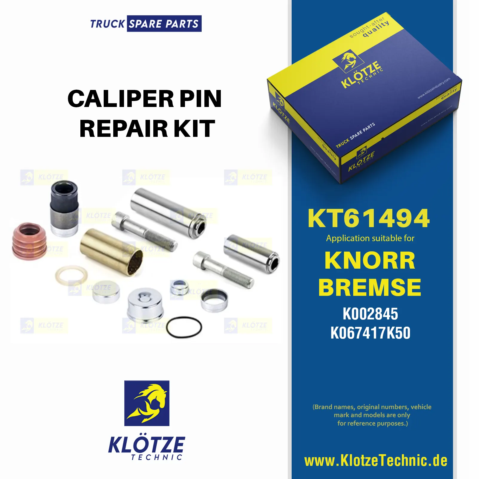 Caliper Repair Kit,  || Klötze Technic