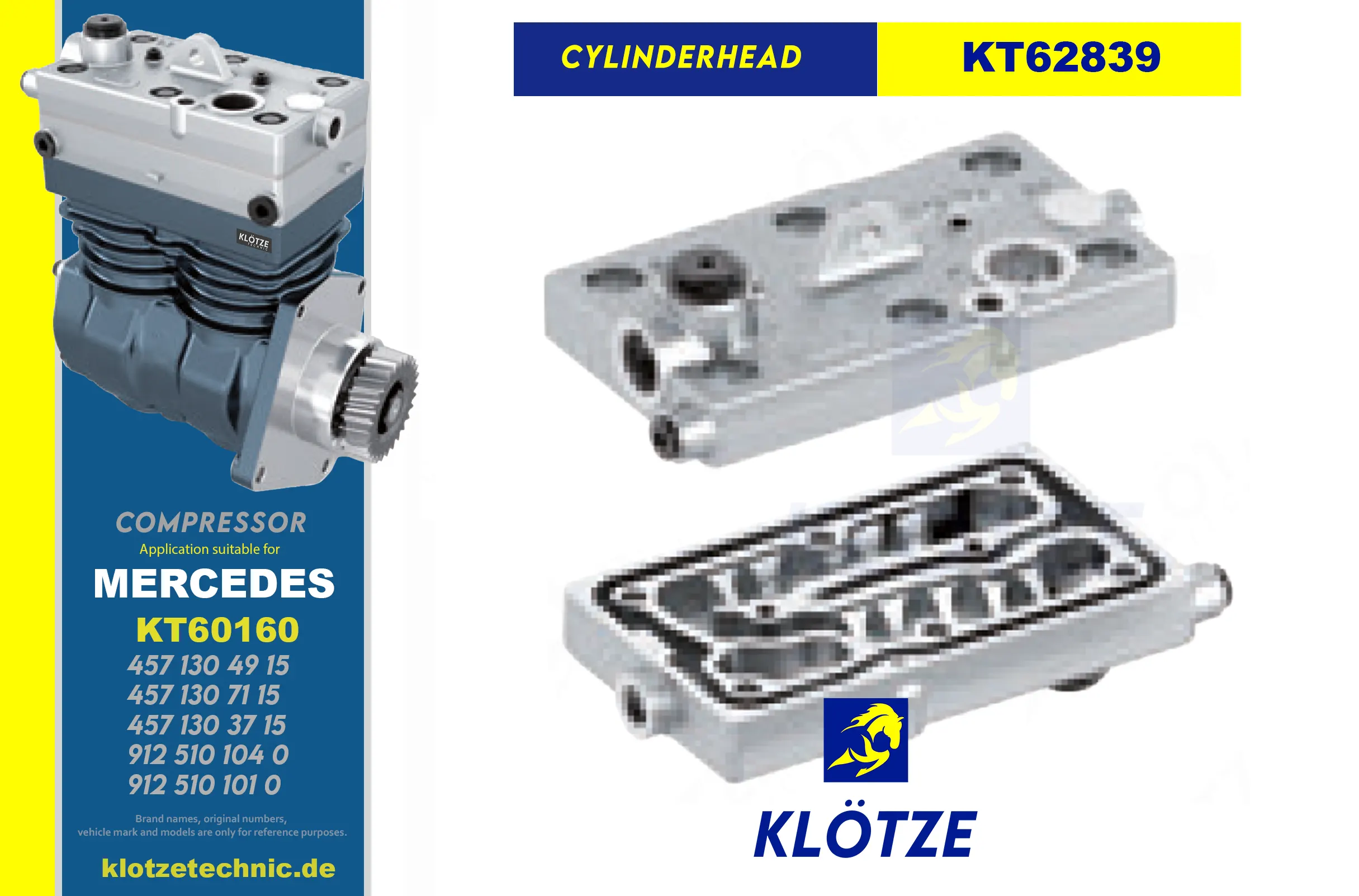 Compressor Cylinderhead,  || Klötze Technic