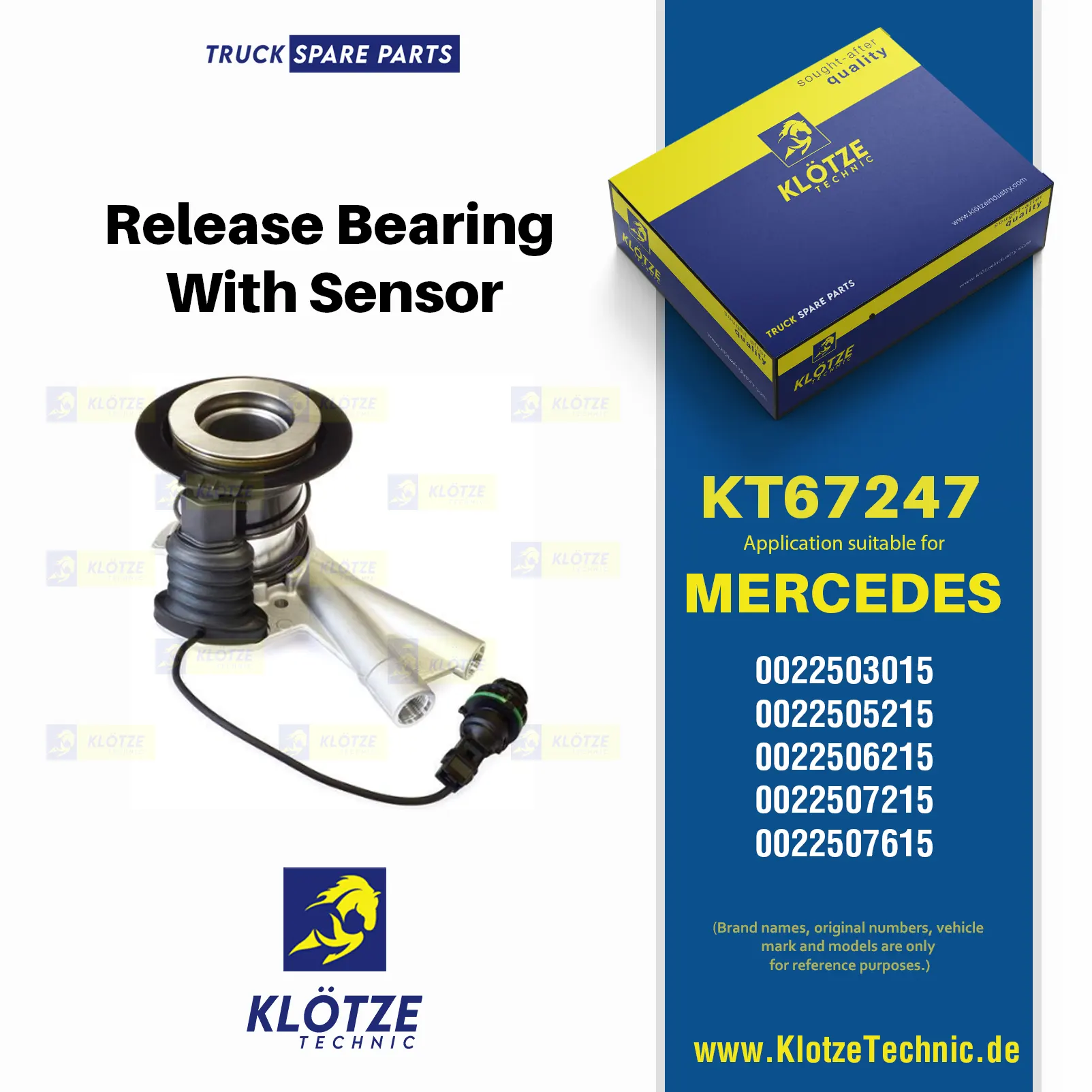 Release Bearing With Sensor,  || Klötze Technic