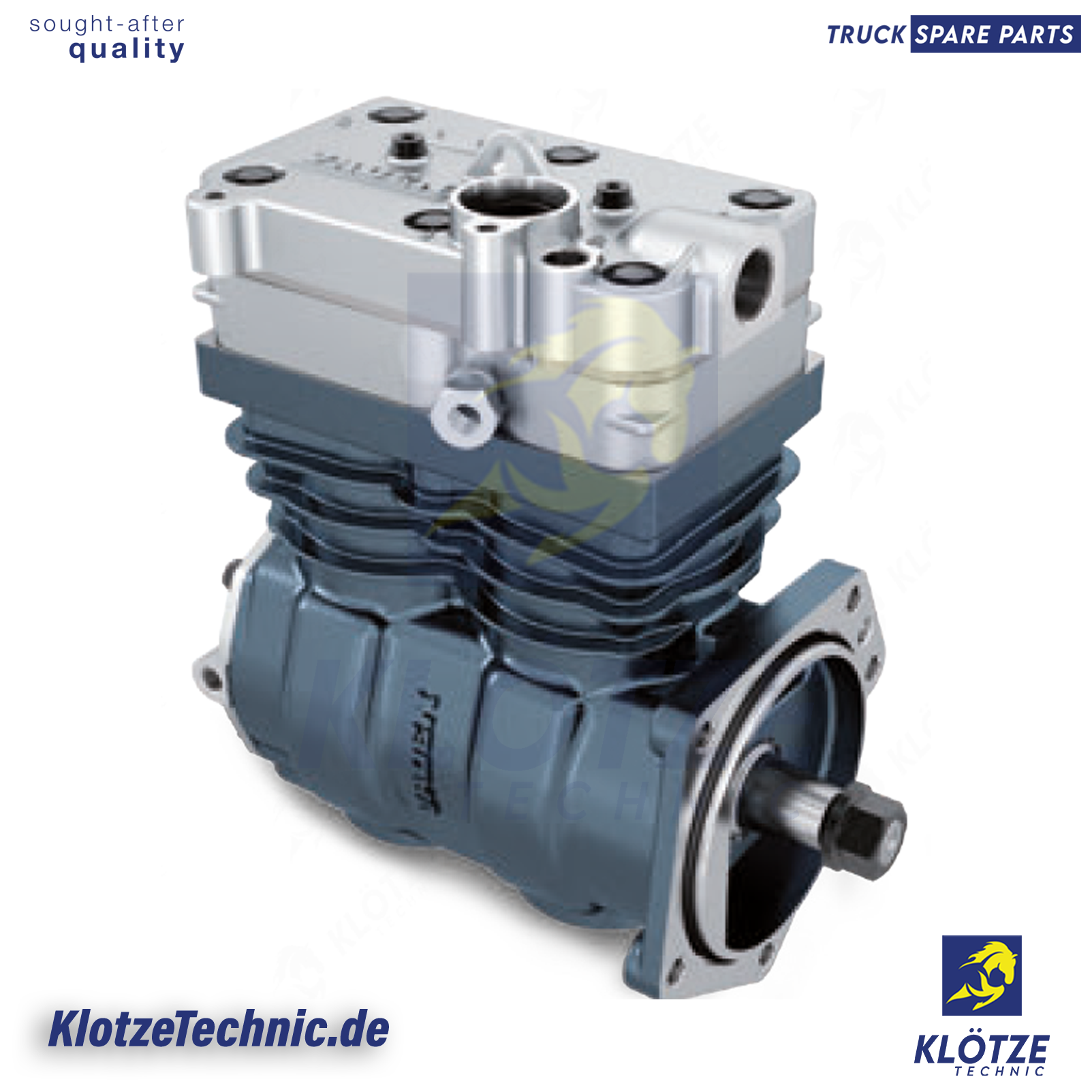 Twin Cylinder Compressor, 1505917
412 704 008 0 || Klötze Technic