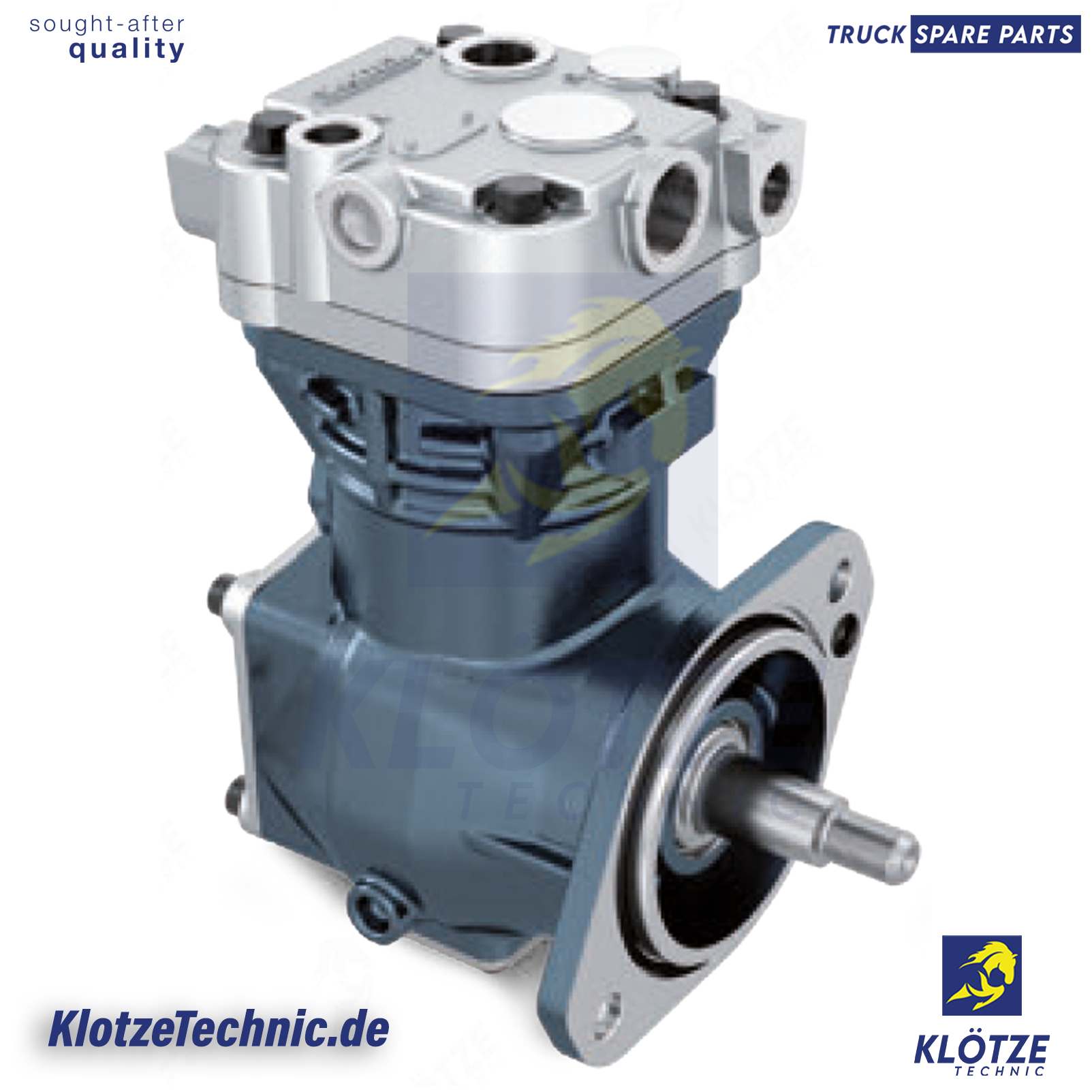 Single Cylinder Compressor, 1408090, 1409281, 1409441
K000853000, K008457000, LK3839 || Klötze Technic