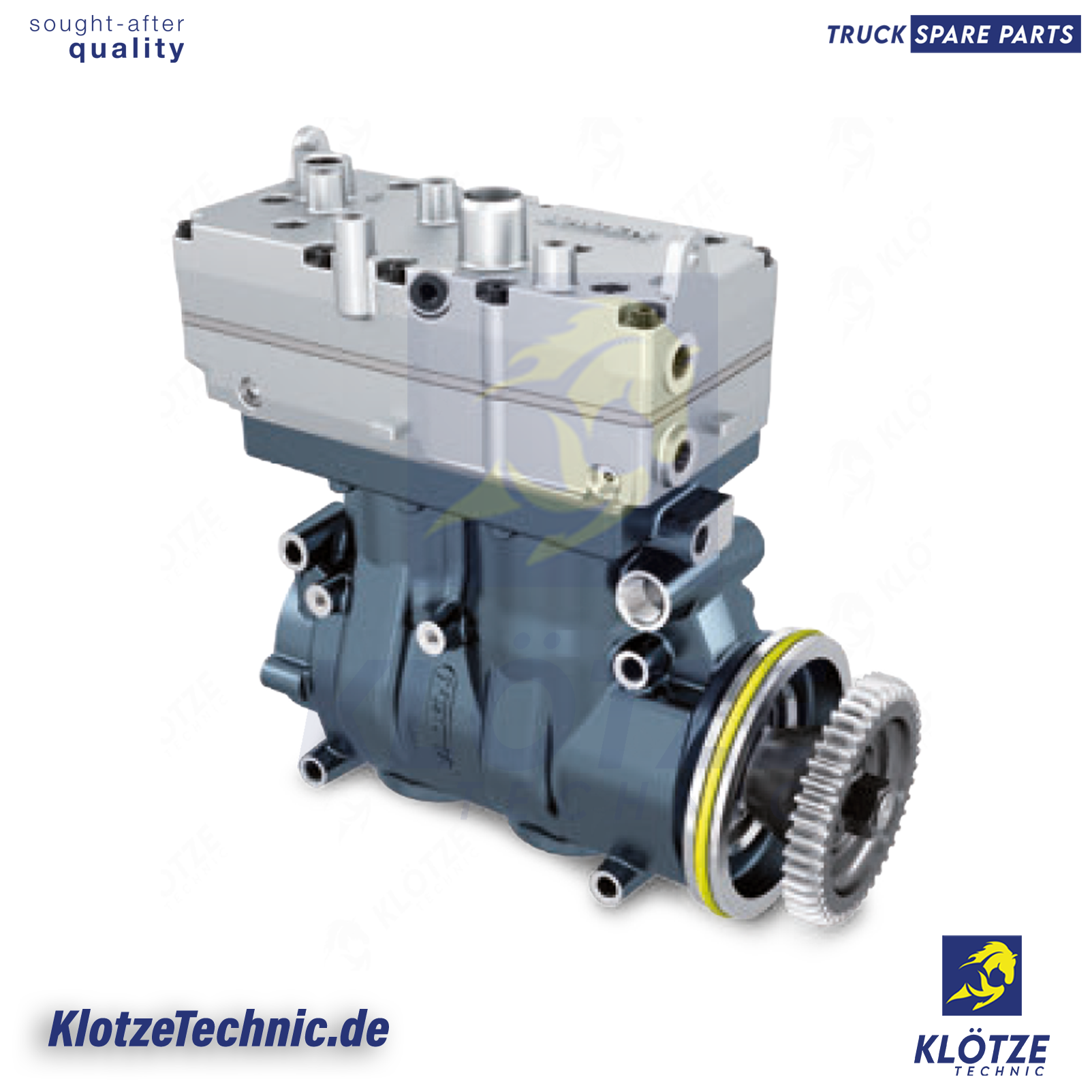 Twin Cylinder Compressor, 2020653
912 718 001 0 || Klötze Technic