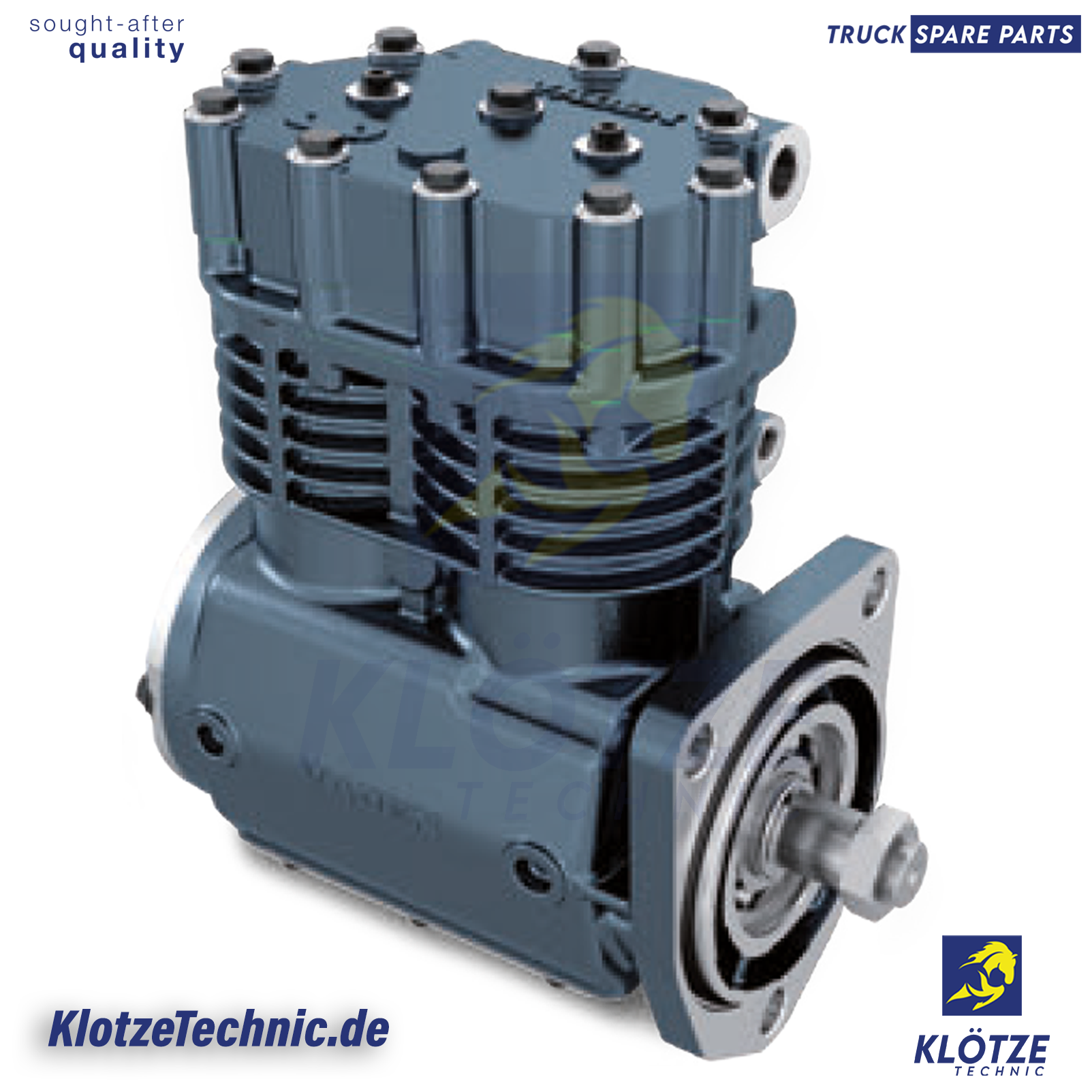 Twin Cylinder Compressor, 10571185, 1300366, 1348919, 394441, 1189106, KZ642, KZ642/2RM, KZ642/2X50 || Klötze Technic