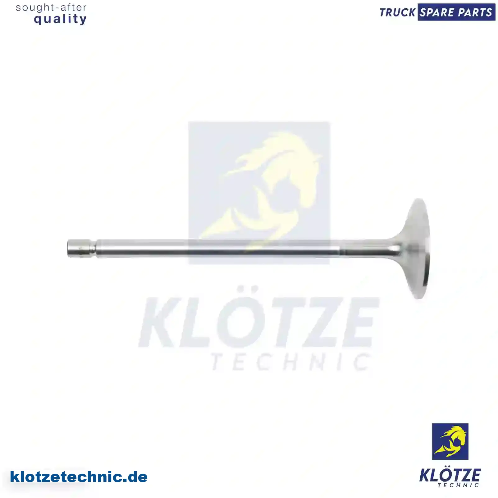 VOLVO Intake Valve,KT00003,3978768, 477447, ZG01383-0008,, 3978768, 477447, ZG01383-0008, || Klötze Technic Spare Part | Engine, Accelerator Pedal, Camshaft, Connecting Rod, Crankcase, Crankshaft, Cylinder Head, Engine Suspension Mountings, Exhaust Manifold, Exhaust Gas Recirculation, Filter Kits, Flywheel Housing, General Overhaul Kits, Engine, Intake Manifold, Oil Cleaner, Oil Cooler, Oil Filter, Oil Pump, Oil Sump, Piston & Liner, Sensor & Switch, Timing Case, Turbocharger, Cooling System, Belt Tensioner, Coolant Filter, Coolant Pipe, Corrosion Prevention Agent, Drive, Expansion Tank, Fan, Intercooler, Monitors & Gauges, Radiator, Thermostat, V-Belt / Timing belt, Water Pump, Fuel System, Electronical Injector Unit, Feed Pump, Fuel Filter, cpl., Fuel Gauge Sender,  Fuel Line, Fuel Pump, Fuel Tank, Injection Line Kit, Injection Pump, Exhaust System, Clutch & Pedal, Gearbox, Propeller Shaft, Axles, Brake System, Hubs & Wheels, Suspension, Leaf Spring, Universal Parts / Accessories, Steering, Electrical System, Cabin