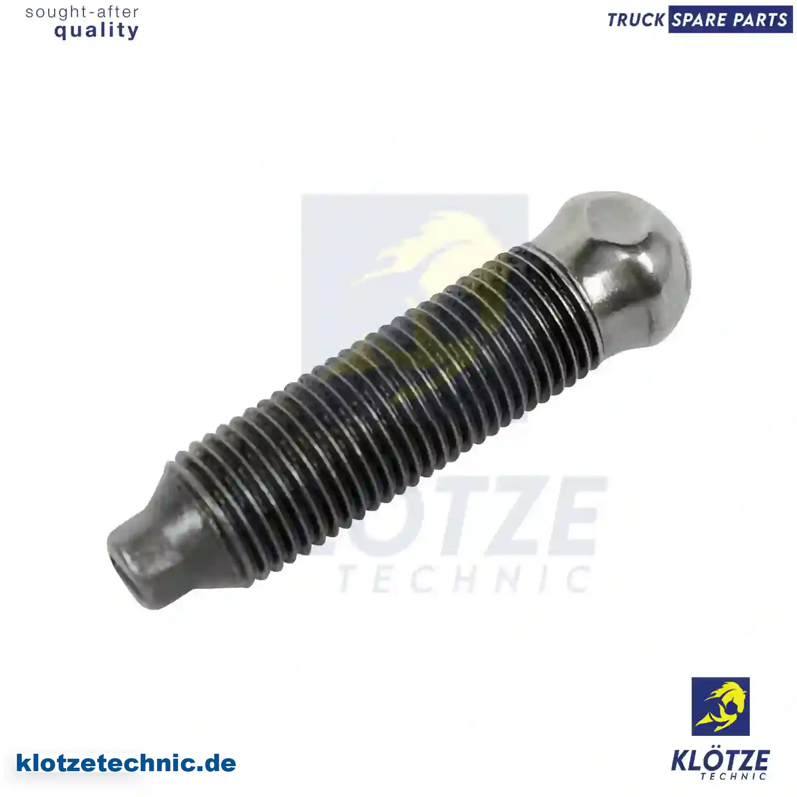 Adjusting Screw, Rocker Arm 7401546775, 1546775,, 7401546775, 1546775, || Klötze Technic Spare Part | Engine, Accelerator Pedal, Camshaft, Connecting Rod, Crankcase, Crankshaft, Cylinder Head, Engine Suspension Mountings, Exhaust Manifold, Exhaust Gas Recirculation, Filter Kits, Flywheel Housing, General Overhaul Kits, Engine, Intake Manifold, Oil Cleaner, Oil Cooler, Oil Filter, Oil Pump, Oil Sump, Piston & Liner, Sensor & Switch, Timing Case, Turbocharger, Cooling System, Belt Tensioner, Coolant Filter, Coolant Pipe, Corrosion Prevention Agent, Drive, Expansion Tank, Fan, Intercooler, Monitors & Gauges, Radiator, Thermostat, V-Belt / Timing belt, Water Pump, Fuel System, Electronical Injector Unit, Feed Pump, Fuel Filter, cpl., Fuel Gauge Sender,  Fuel Line, Fuel Pump, Fuel Tank, Injection Line Kit, Injection Pump, Exhaust System, Clutch & Pedal, Gearbox, Propeller Shaft, Axles, Brake System, Hubs & Wheels, Suspension, Leaf Spring, Universal Parts / Accessories, Steering, Electrical System, Cabin