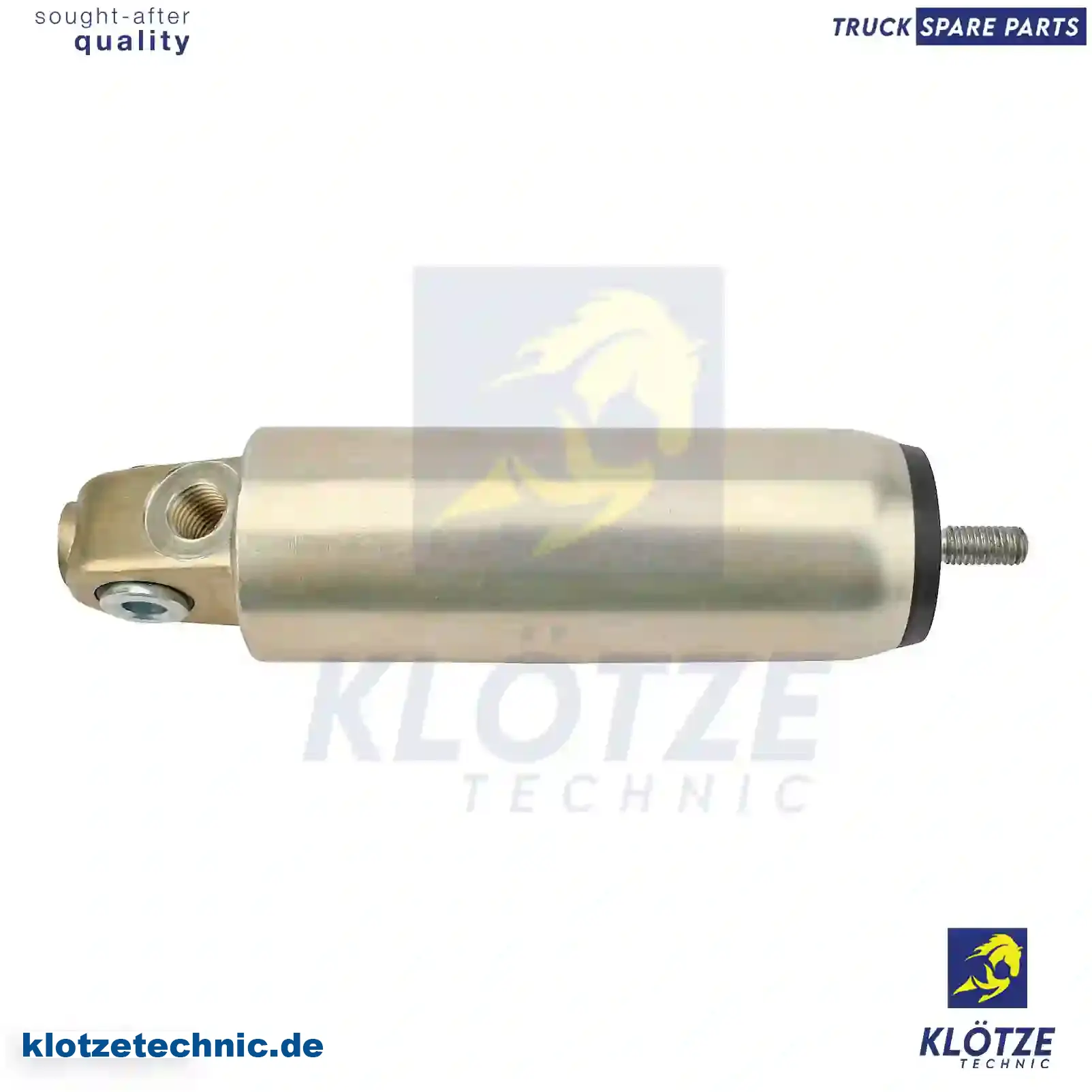 Cylinder, Exhaust Brake 81157016113, 81157016120,, 81157016113, 81157016120, || Klötze Technic Spare Part | Engine, Accelerator Pedal, Camshaft, Connecting Rod, Crankcase, Crankshaft, Cylinder Head, Engine Suspension Mountings, Exhaust Manifold, Exhaust Gas Recirculation, Filter Kits, Flywheel Housing, General Overhaul Kits, Engine, Intake Manifold, Oil Cleaner, Oil Cooler, Oil Filter, Oil Pump, Oil Sump, Piston & Liner, Sensor & Switch, Timing Case, Turbocharger, Cooling System, Belt Tensioner, Coolant Filter, Coolant Pipe, Corrosion Prevention Agent, Drive, Expansion Tank, Fan, Intercooler, Monitors & Gauges, Radiator, Thermostat, V-Belt / Timing belt, Water Pump, Fuel System, Electronical Injector Unit, Feed Pump, Fuel Filter, cpl., Fuel Gauge Sender,  Fuel Line, Fuel Pump, Fuel Tank, Injection Line Kit, Injection Pump, Exhaust System, Clutch & Pedal, Gearbox, Propeller Shaft, Axles, Brake System, Hubs & Wheels, Suspension, Leaf Spring, Universal Parts / Accessories, Steering, Electrical System, Cabin