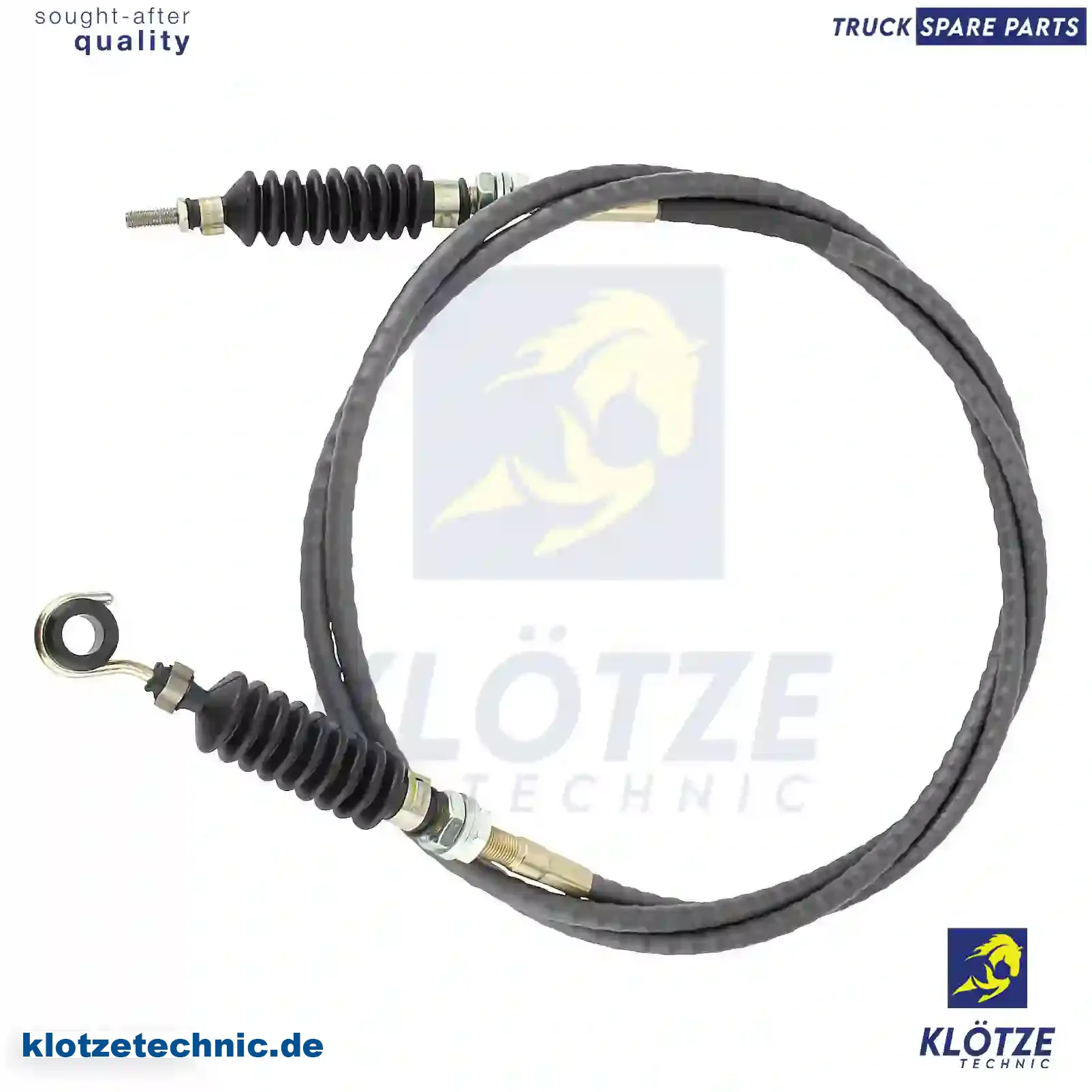 Throttle Cable 81955016483, 81955016483 || Klötze Technic Spare Part | Engine, Accelerator Pedal, Camshaft, Connecting Rod, Crankcase, Crankshaft, Cylinder Head, Engine Suspension Mountings, Exhaust Manifold, Exhaust Gas Recirculation, Filter Kits, Flywheel Housing, General Overhaul Kits, Engine, Intake Manifold, Oil Cleaner, Oil Cooler, Oil Filter, Oil Pump, Oil Sump, Piston & Liner, Sensor & Switch, Timing Case, Turbocharger, Cooling System, Belt Tensioner, Coolant Filter, Coolant Pipe, Corrosion Prevention Agent, Drive, Expansion Tank, Fan, Intercooler, Monitors & Gauges, Radiator, Thermostat, V-Belt / Timing belt, Water Pump, Fuel System, Electronical Injector Unit, Feed Pump, Fuel Filter, cpl., Fuel Gauge Sender,  Fuel Line, Fuel Pump, Fuel Tank, Injection Line Kit, Injection Pump, Exhaust System, Clutch & Pedal, Gearbox, Propeller Shaft, Axles, Brake System, Hubs & Wheels, Suspension, Leaf Spring, Universal Parts / Accessories, Steering, Electrical System, Cabin