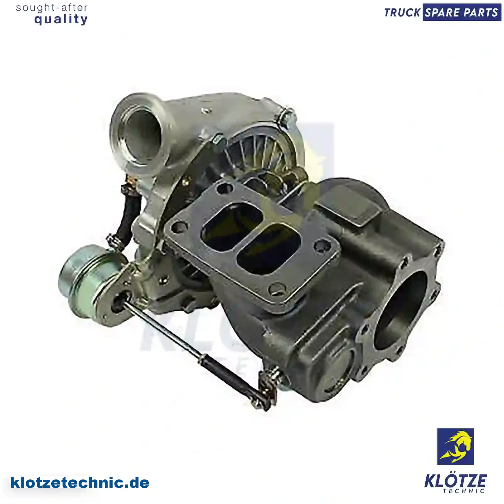 Turbocharger 04848629, 92901694, 98440516, 98441188, 98446017, 99446017, 99446018, 04848629, 92901694, 98440516, 98441188, 98446017, 99446017, 99446018 || Klötze Technic Spare Part | Engine, Accelerator Pedal, Camshaft, Connecting Rod, Crankcase, Crankshaft, Cylinder Head, Engine Suspension Mountings, Exhaust Manifold, Exhaust Gas Recirculation, Filter Kits, Flywheel Housing, General Overhaul Kits, Engine, Intake Manifold, Oil Cleaner, Oil Cooler, Oil Filter, Oil Pump, Oil Sump, Piston & Liner, Sensor & Switch, Timing Case, Turbocharger, Cooling System, Belt Tensioner, Coolant Filter, Coolant Pipe, Corrosion Prevention Agent, Drive, Expansion Tank, Fan, Intercooler, Monitors & Gauges, Radiator, Thermostat, V-Belt / Timing belt, Water Pump, Fuel System, Electronical Injector Unit, Feed Pump, Fuel Filter, cpl., Fuel Gauge Sender,  Fuel Line, Fuel Pump, Fuel Tank, Injection Line Kit, Injection Pump, Exhaust System, Clutch & Pedal, Gearbox, Propeller Shaft, Axles, Brake System, Hubs & Wheels, Suspension, Leaf Spring, Universal Parts / Accessories, Steering, Electrical System, Cabin