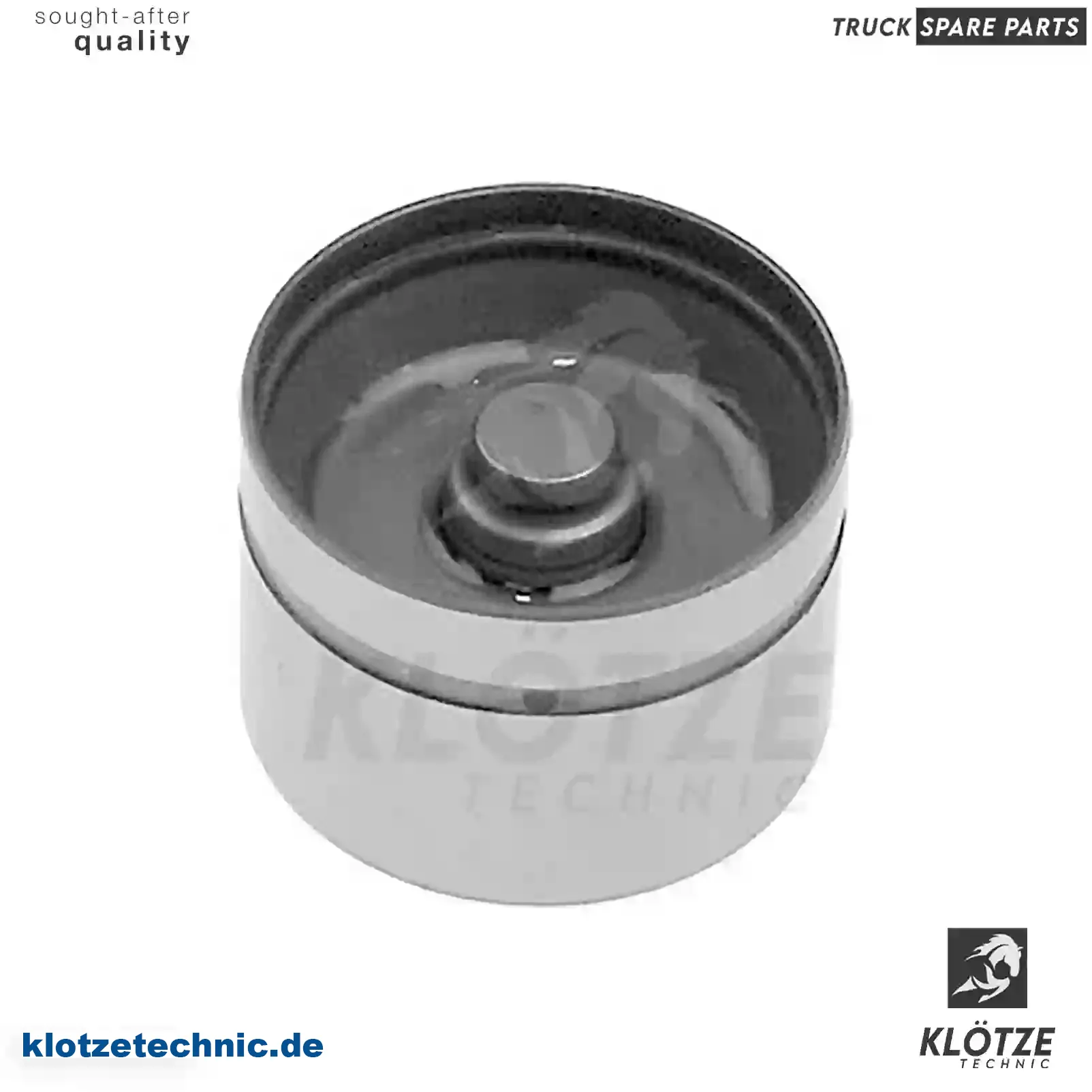 Valve Tappet 0000500225, 1040500925, 1040501025, 1040501225, 1110500025, 1190500325, 1190500825, 1190500825, 00A109309, 0000500225, 1040500925, 1040501025, 1040501225, 1110500025, 1190500325, 1190500825, 1190500825, 00A109309 || Klötze Technic Spare Part | Engine, Accelerator Pedal, Camshaft, Connecting Rod, Crankcase, Crankshaft, Cylinder Head, Engine Suspension Mountings, Exhaust Manifold, Exhaust Gas Recirculation, Filter Kits, Flywheel Housing, General Overhaul Kits, Engine, Intake Manifold, Oil Cleaner, Oil Cooler, Oil Filter, Oil Pump, Oil Sump, Piston & Liner, Sensor & Switch, Timing Case, Turbocharger, Cooling System, Belt Tensioner, Coolant Filter, Coolant Pipe, Corrosion Prevention Agent, Drive, Expansion Tank, Fan, Intercooler, Monitors & Gauges, Radiator, Thermostat, V-Belt / Timing belt, Water Pump, Fuel System, Electronical Injector Unit, Feed Pump, Fuel Filter, cpl., Fuel Gauge Sender,  Fuel Line, Fuel Pump, Fuel Tank, Injection Line Kit, Injection Pump, Exhaust System, Clutch & Pedal, Gearbox, Propeller Shaft, Axles, Brake System, Hubs & Wheels, Suspension, Leaf Spring, Universal Parts / Accessories, Steering, Electrical System, Cabin