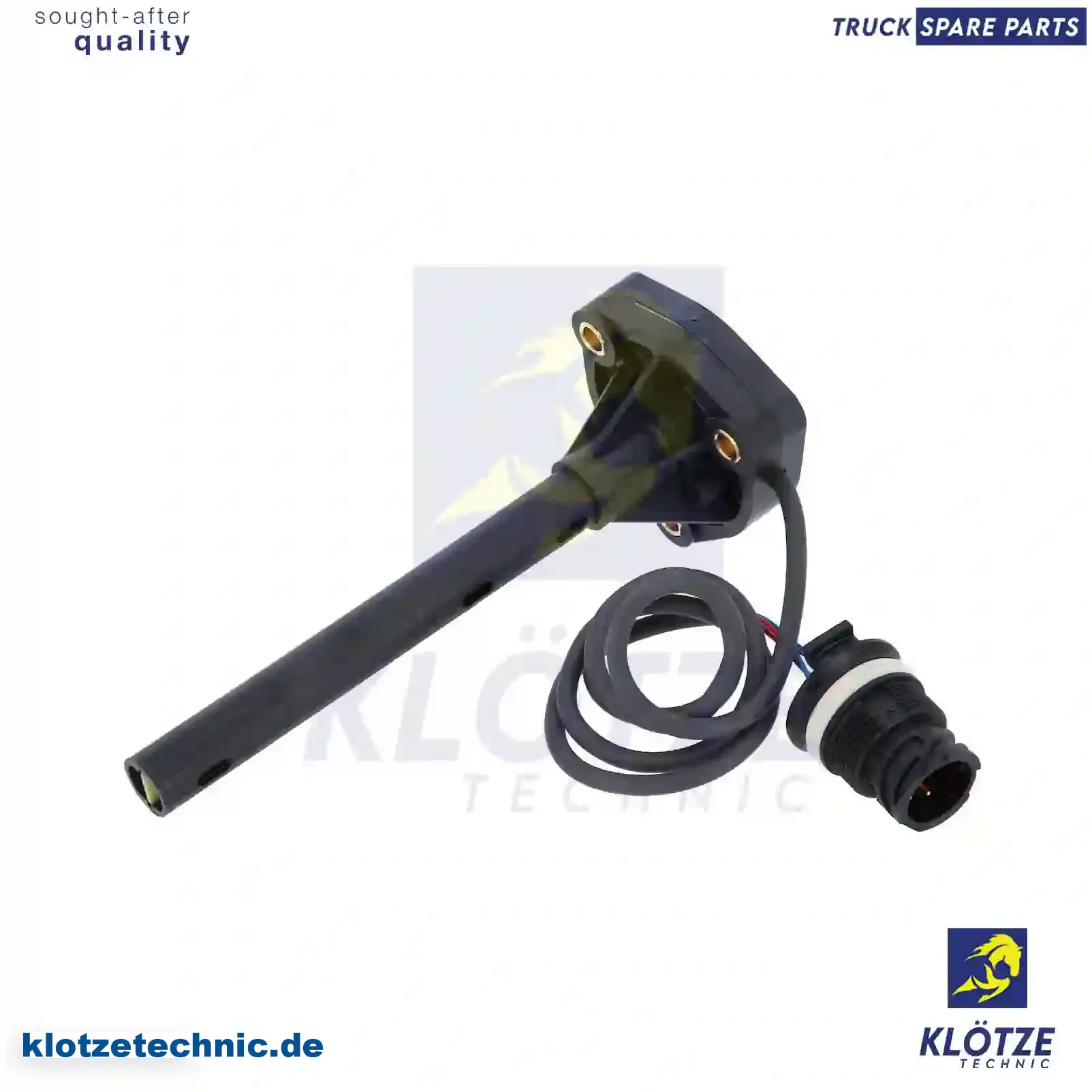 Oil Level Sensor 7420766229, 7420892975, 20766229, 20892975, 7420766229, 7420892975, 20766229, 20892975 || Klötze Technic Spare Part | Engine, Accelerator Pedal, Camshaft, Connecting Rod, Crankcase, Crankshaft, Cylinder Head, Engine Suspension Mountings, Exhaust Manifold, Exhaust Gas Recirculation, Filter Kits, Flywheel Housing, General Overhaul Kits, Engine, Intake Manifold, Oil Cleaner, Oil Cooler, Oil Filter, Oil Pump, Oil Sump, Piston & Liner, Sensor & Switch, Timing Case, Turbocharger, Cooling System, Belt Tensioner, Coolant Filter, Coolant Pipe, Corrosion Prevention Agent, Drive, Expansion Tank, Fan, Intercooler, Monitors & Gauges, Radiator, Thermostat, V-Belt / Timing belt, Water Pump, Fuel System, Electronical Injector Unit, Feed Pump, Fuel Filter, cpl., Fuel Gauge Sender,  Fuel Line, Fuel Pump, Fuel Tank, Injection Line Kit, Injection Pump, Exhaust System, Clutch & Pedal, Gearbox, Propeller Shaft, Axles, Brake System, Hubs & Wheels, Suspension, Leaf Spring, Universal Parts / Accessories, Steering, Electrical System, Cabin