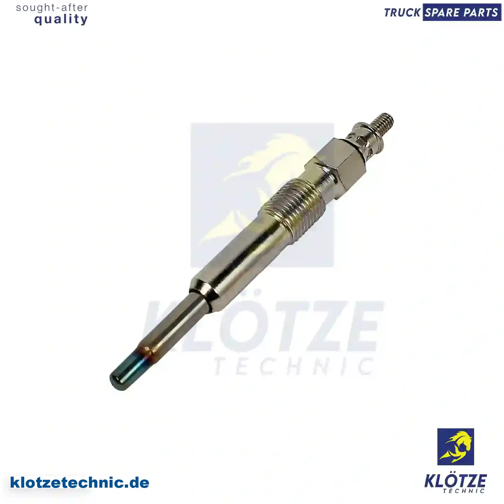 Glow Plug 606517002, 60617002, 71735465, N10579201, N10579202, 46072003F, 4863826, 4863826AA, 7700100558, 8671012306, 4863826, 606517002, 60617002, 61617002, 71735465, 1207068, 1207069, 1517247, 1690048, 95DD6M090AA, EZD36, V95DD6M090AA, 1214053, 1214427, 32017512, 88900716, 9110945, 91153919, 93186027, 93192629, 4863826, 4863826AA, 60617002, 61617002, 1214053, 1214427, 4402945, 4418163, 6001545515, 7700100558, 8200423224, 8200423227, 8671012306, NCC100080, NCC100080L, N10579201, N10579202, N10579201, N10579202, N10579201, N10579202, 606517002, 60617002, 71735465, N10579201, N10579202, 46072003F, 4863826, 4863826AA, 7700100558, 8671012306, 4863826, 606517002, 60617002, 61617002, 71735465, 1207068, 1207069, 1517247, 1690048, 95DD6M090AA, EZD36, V95DD6M090AA, 1214053, 1214427, 32017512, 88900716, 9110945, 91153919, 93186027, 93192629, 4863826, 4863826AA, 60617002, 61617002, 1214053, 1214427, 4402945, 4418163, 6001545515, 7700100558, 8200423224, 8200423227, 8671012306, NCC100080, NCC100080L, N10579201, N10579202, N10579201, N10579202, N10579201, N10579202 || Klötze Technic Spare Part | Engine, Accelerator Pedal, Camshaft, Connecting Rod, Crankcase, Crankshaft, Cylinder Head, Engine Suspension Mountings, Exhaust Manifold, Exhaust Gas Recirculation, Filter Kits, Flywheel Housing, General Overhaul Kits, Engine, Intake Manifold, Oil Cleaner, Oil Cooler, Oil Filter, Oil Pump, Oil Sump, Piston & Liner, Sensor & Switch, Timing Case, Turbocharger, Cooling System, Belt Tensioner, Coolant Filter, Coolant Pipe, Corrosion Prevention Agent, Drive, Expansion Tank, Fan, Intercooler, Monitors & Gauges, Radiator, Thermostat, V-Belt / Timing belt, Water Pump, Fuel System, Electronical Injector Unit, Feed Pump, Fuel Filter, cpl., Fuel Gauge Sender,  Fuel Line, Fuel Pump, Fuel Tank, Injection Line Kit, Injection Pump, Exhaust System, Clutch & Pedal, Gearbox, Propeller Shaft, Axles, Brake System, Hubs & Wheels, Suspension, Leaf Spring, Universal Parts / Accessories, Steering, Electrical System, Cabin