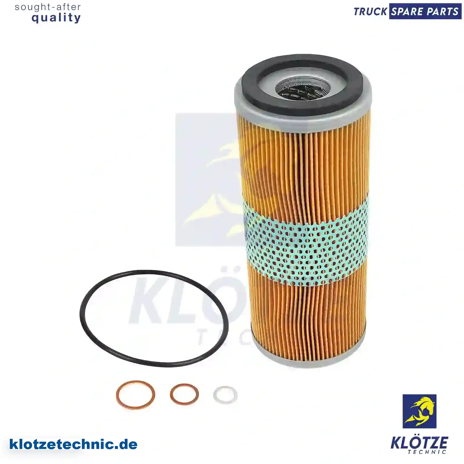 Oil Filter Insert 7984862, 40001416, 0011840825, 0011843325, 0011845625, 3451840025, 3455867290, 3551800009, 355180000967, 3551800109, 3551800409, 0011847225, 609H1905, 7984862, 40001416, 0011840825, 0011843325, 0011845625, 3451840025, 3455867290, 3551800009, 355180000967, 3551800109, 3551800409, 0011847225, 609H1905 || Klötze Technic Spare Part | Engine, Accelerator Pedal, Camshaft, Connecting Rod, Crankcase, Crankshaft, Cylinder Head, Engine Suspension Mountings, Exhaust Manifold, Exhaust Gas Recirculation, Filter Kits, Flywheel Housing, General Overhaul Kits, Engine, Intake Manifold, Oil Cleaner, Oil Cooler, Oil Filter, Oil Pump, Oil Sump, Piston & Liner, Sensor & Switch, Timing Case, Turbocharger, Cooling System, Belt Tensioner, Coolant Filter, Coolant Pipe, Corrosion Prevention Agent, Drive, Expansion Tank, Fan, Intercooler, Monitors & Gauges, Radiator, Thermostat, V-Belt / Timing belt, Water Pump, Fuel System, Electronical Injector Unit, Feed Pump, Fuel Filter, cpl., Fuel Gauge Sender,  Fuel Line, Fuel Pump, Fuel Tank, Injection Line Kit, Injection Pump, Exhaust System, Clutch & Pedal, Gearbox, Propeller Shaft, Axles, Brake System, Hubs & Wheels, Suspension, Leaf Spring, Universal Parts / Accessories, Steering, Electrical System, Cabin