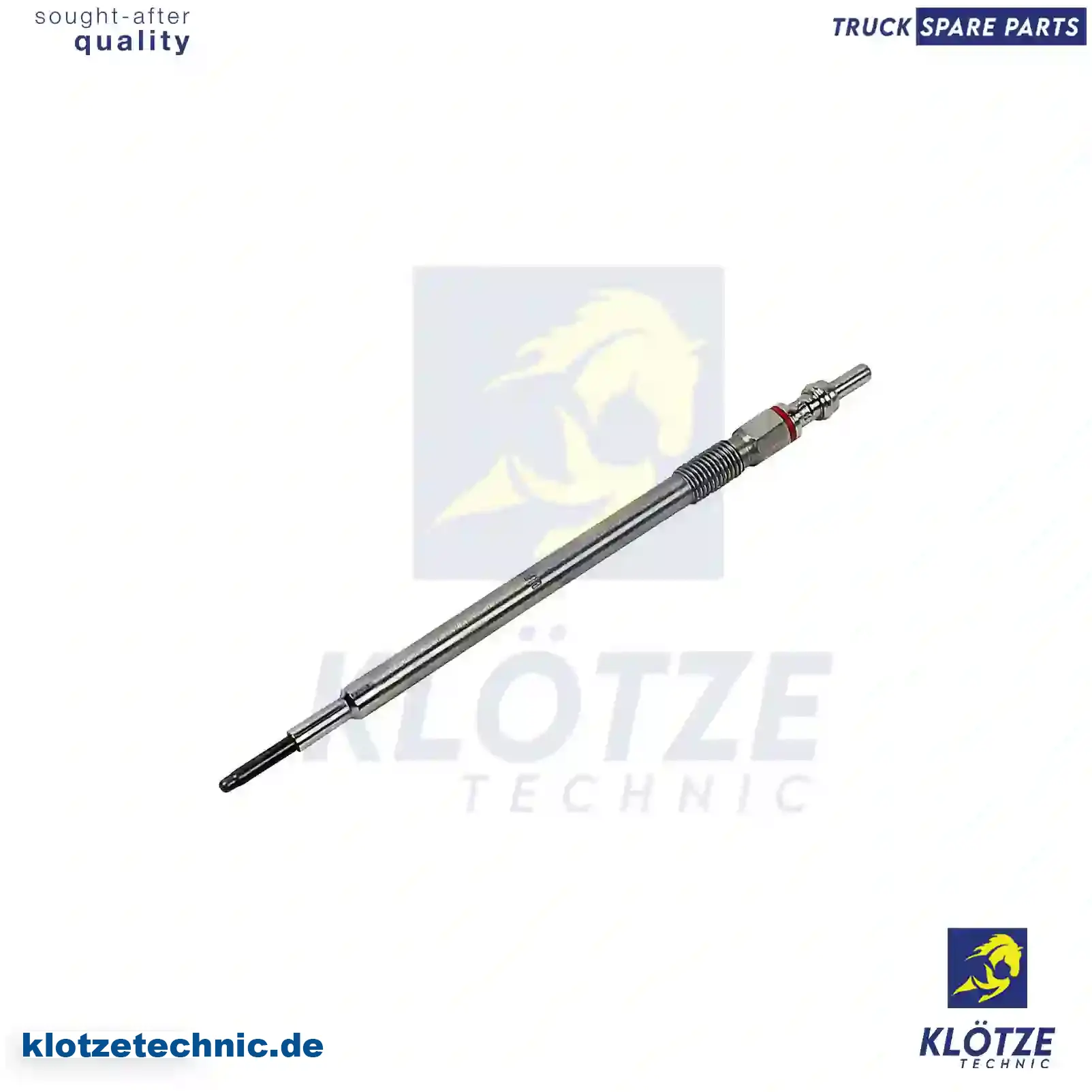 Glow Plug 0011595701, 0011595801, 0011596601, 0011595701, 0011595801, 0011596601, 0011595701, 0011595801, 0011596601, 0011595701, 0011595801, 0011596601, ZG20448-0008, 0011595701, 0011595801, 0011596601, 0011595701, 0011595801, 0011596601, 0011595701, 0011595801, 0011596601, 0011595701, 0011595801, 0011596601, ZG20448-0008 || Klötze Technic Spare Part | Engine, Accelerator Pedal, Camshaft, Connecting Rod, Crankcase, Crankshaft, Cylinder Head, Engine Suspension Mountings, Exhaust Manifold, Exhaust Gas Recirculation, Filter Kits, Flywheel Housing, General Overhaul Kits, Engine, Intake Manifold, Oil Cleaner, Oil Cooler, Oil Filter, Oil Pump, Oil Sump, Piston & Liner, Sensor & Switch, Timing Case, Turbocharger, Cooling System, Belt Tensioner, Coolant Filter, Coolant Pipe, Corrosion Prevention Agent, Drive, Expansion Tank, Fan, Intercooler, Monitors & Gauges, Radiator, Thermostat, V-Belt / Timing belt, Water Pump, Fuel System, Electronical Injector Unit, Feed Pump, Fuel Filter, cpl., Fuel Gauge Sender,  Fuel Line, Fuel Pump, Fuel Tank, Injection Line Kit, Injection Pump, Exhaust System, Clutch & Pedal, Gearbox, Propeller Shaft, Axles, Brake System, Hubs & Wheels, Suspension, Leaf Spring, Universal Parts / Accessories, Steering, Electrical System, Cabin