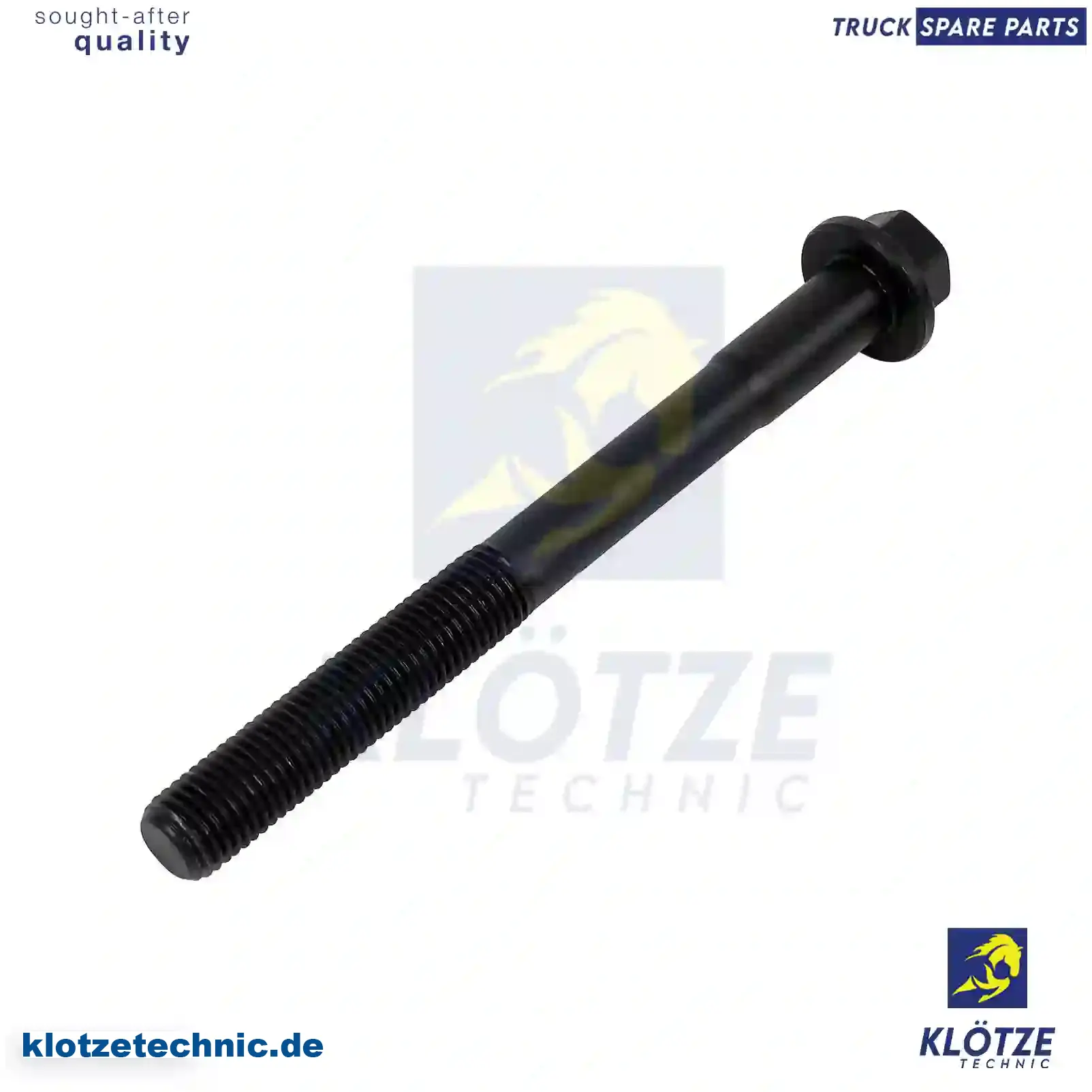 Cylinder Head Screw 346318, ZG01061-0008, , ,, 346318, ZG01061-0008, , , || Klötze Technic Spare Part | Engine, Accelerator Pedal, Camshaft, Connecting Rod, Crankcase, Crankshaft, Cylinder Head, Engine Suspension Mountings, Exhaust Manifold, Exhaust Gas Recirculation, Filter Kits, Flywheel Housing, General Overhaul Kits, Engine, Intake Manifold, Oil Cleaner, Oil Cooler, Oil Filter, Oil Pump, Oil Sump, Piston & Liner, Sensor & Switch, Timing Case, Turbocharger, Cooling System, Belt Tensioner, Coolant Filter, Coolant Pipe, Corrosion Prevention Agent, Drive, Expansion Tank, Fan, Intercooler, Monitors & Gauges, Radiator, Thermostat, V-Belt / Timing belt, Water Pump, Fuel System, Electronical Injector Unit, Feed Pump, Fuel Filter, cpl., Fuel Gauge Sender,  Fuel Line, Fuel Pump, Fuel Tank, Injection Line Kit, Injection Pump, Exhaust System, Clutch & Pedal, Gearbox, Propeller Shaft, Axles, Brake System, Hubs & Wheels, Suspension, Leaf Spring, Universal Parts / Accessories, Steering, Electrical System, Cabin