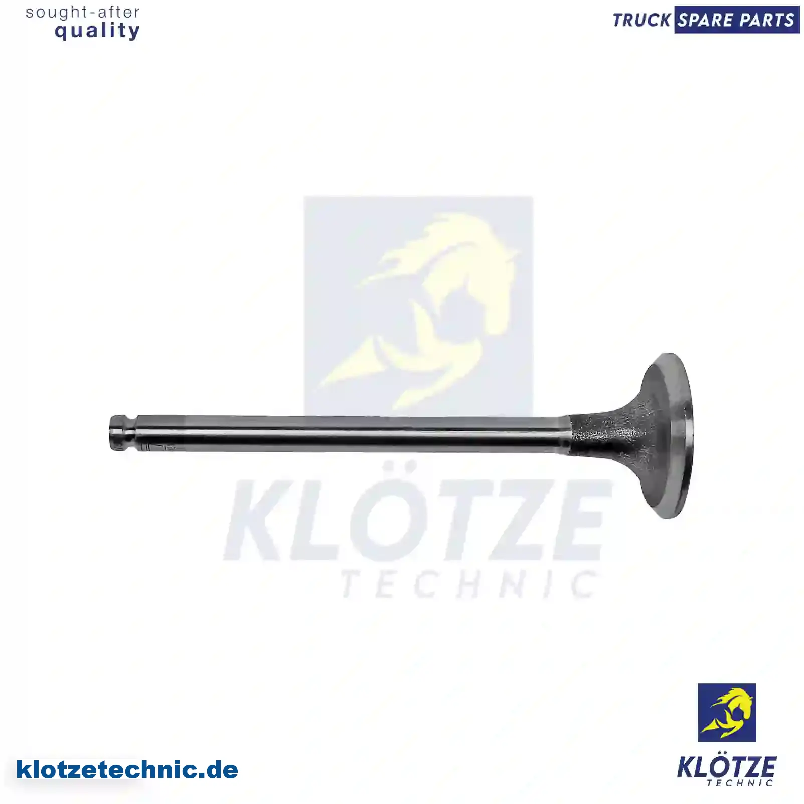 Exhaust Valve 98418161, 98418161, ZG01132-0008,, 98418161, 98418161, ZG01132-0008, || Klötze Technic Spare Part | Engine, Accelerator Pedal, Camshaft, Connecting Rod, Crankcase, Crankshaft, Cylinder Head, Engine Suspension Mountings, Exhaust Manifold, Exhaust Gas Recirculation, Filter Kits, Flywheel Housing, General Overhaul Kits, Engine, Intake Manifold, Oil Cleaner, Oil Cooler, Oil Filter, Oil Pump, Oil Sump, Piston & Liner, Sensor & Switch, Timing Case, Turbocharger, Cooling System, Belt Tensioner, Coolant Filter, Coolant Pipe, Corrosion Prevention Agent, Drive, Expansion Tank, Fan, Intercooler, Monitors & Gauges, Radiator, Thermostat, V-Belt / Timing belt, Water Pump, Fuel System, Electronical Injector Unit, Feed Pump, Fuel Filter, cpl., Fuel Gauge Sender,  Fuel Line, Fuel Pump, Fuel Tank, Injection Line Kit, Injection Pump, Exhaust System, Clutch & Pedal, Gearbox, Propeller Shaft, Axles, Brake System, Hubs & Wheels, Suspension, Leaf Spring, Universal Parts / Accessories, Steering, Electrical System, Cabin