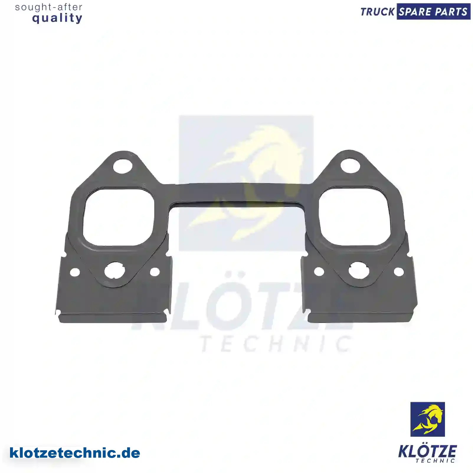 Gasket, exhaust manifold, 7420858432, 7420911633, 20911633, ZG10219-0008 || Klötze Technic Spare Part | Engine, Accelerator Pedal, Camshaft, Connecting Rod, Crankcase, Crankshaft, Cylinder Head, Engine Suspension Mountings, Exhaust Manifold, Exhaust Gas Recirculation, Filter Kits, Flywheel Housing, General Overhaul Kits, Engine, Intake Manifold, Oil Cleaner, Oil Cooler, Oil Filter, Oil Pump, Oil Sump, Piston & Liner, Sensor & Switch, Timing Case, Turbocharger, Cooling System, Belt Tensioner, Coolant Filter, Coolant Pipe, Corrosion Prevention Agent, Drive, Expansion Tank, Fan, Intercooler, Monitors & Gauges, Radiator, Thermostat, V-Belt / Timing belt, Water Pump, Fuel System, Electronical Injector Unit, Feed Pump, Fuel Filter, cpl., Fuel Gauge Sender,  Fuel Line, Fuel Pump, Fuel Tank, Injection Line Kit, Injection Pump, Exhaust System, Clutch & Pedal, Gearbox, Propeller Shaft, Axles, Brake System, Hubs & Wheels, Suspension, Leaf Spring, Universal Parts / Accessories, Steering, Electrical System, Cabin