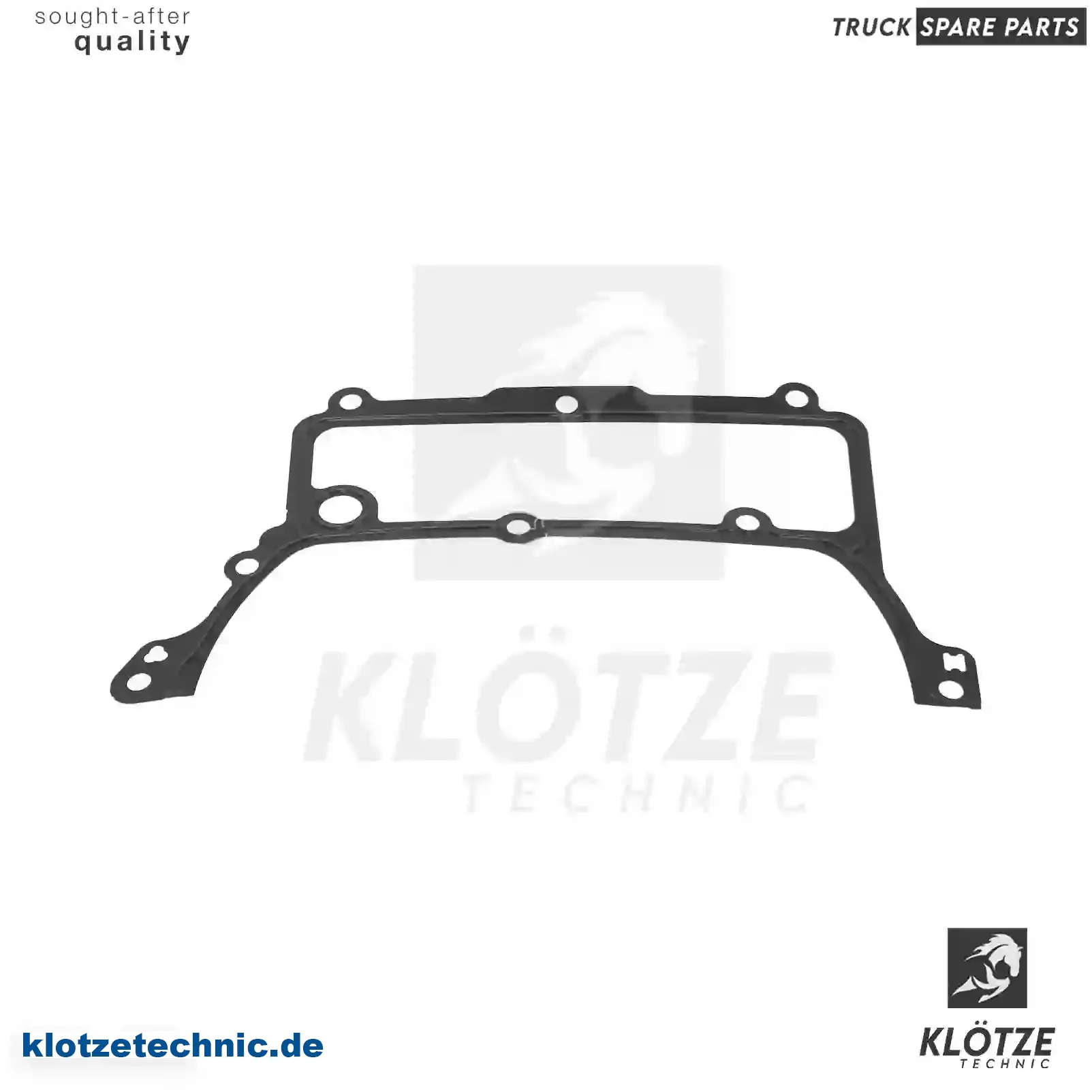 Gasket, timing case cover, 6510960680, 6510961180, 6510961480 || Klötze Technic Spare Part | Engine, Accelerator Pedal, Camshaft, Connecting Rod, Crankcase, Crankshaft, Cylinder Head, Engine Suspension Mountings, Exhaust Manifold, Exhaust Gas Recirculation, Filter Kits, Flywheel Housing, General Overhaul Kits, Engine, Intake Manifold, Oil Cleaner, Oil Cooler, Oil Filter, Oil Pump, Oil Sump, Piston & Liner, Sensor & Switch, Timing Case, Turbocharger, Cooling System, Belt Tensioner, Coolant Filter, Coolant Pipe, Corrosion Prevention Agent, Drive, Expansion Tank, Fan, Intercooler, Monitors & Gauges, Radiator, Thermostat, V-Belt / Timing belt, Water Pump, Fuel System, Electronical Injector Unit, Feed Pump, Fuel Filter, cpl., Fuel Gauge Sender,  Fuel Line, Fuel Pump, Fuel Tank, Injection Line Kit, Injection Pump, Exhaust System, Clutch & Pedal, Gearbox, Propeller Shaft, Axles, Brake System, Hubs & Wheels, Suspension, Leaf Spring, Universal Parts / Accessories, Steering, Electrical System, Cabin