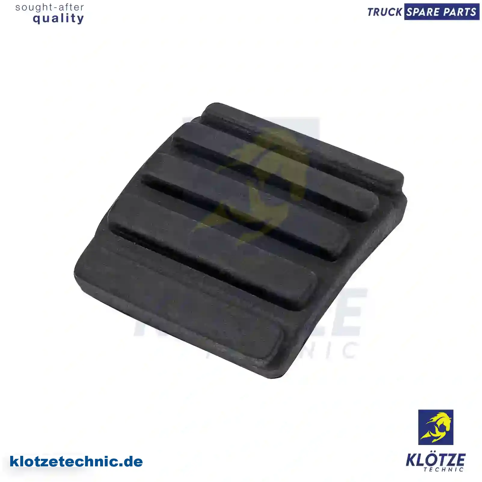 Pedal rubber, 293152, 389035, ZG40010-0008 || Klötze Technic Spare Part | Engine, Accelerator Pedal, Camshaft, Connecting Rod, Crankcase, Crankshaft, Cylinder Head, Engine Suspension Mountings, Exhaust Manifold, Exhaust Gas Recirculation, Filter Kits, Flywheel Housing, General Overhaul Kits, Engine, Intake Manifold, Oil Cleaner, Oil Cooler, Oil Filter, Oil Pump, Oil Sump, Piston & Liner, Sensor & Switch, Timing Case, Turbocharger, Cooling System, Belt Tensioner, Coolant Filter, Coolant Pipe, Corrosion Prevention Agent, Drive, Expansion Tank, Fan, Intercooler, Monitors & Gauges, Radiator, Thermostat, V-Belt / Timing belt, Water Pump, Fuel System, Electronical Injector Unit, Feed Pump, Fuel Filter, cpl., Fuel Gauge Sender,  Fuel Line, Fuel Pump, Fuel Tank, Injection Line Kit, Injection Pump, Exhaust System, Clutch & Pedal, Gearbox, Propeller Shaft, Axles, Brake System, Hubs & Wheels, Suspension, Leaf Spring, Universal Parts / Accessories, Steering, Electrical System, Cabin